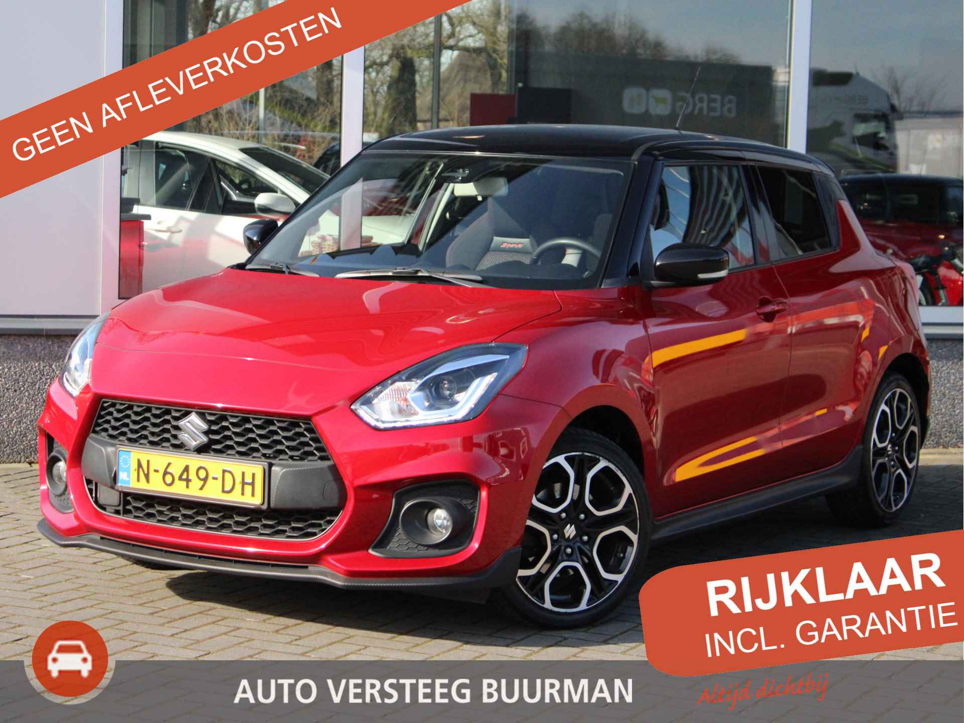 Suzuki Swift 1.4 Sport Smart Hybrid 6-Versnellingsbak, Origineel Nederlands, Navigatie, Cruise en Climate Control