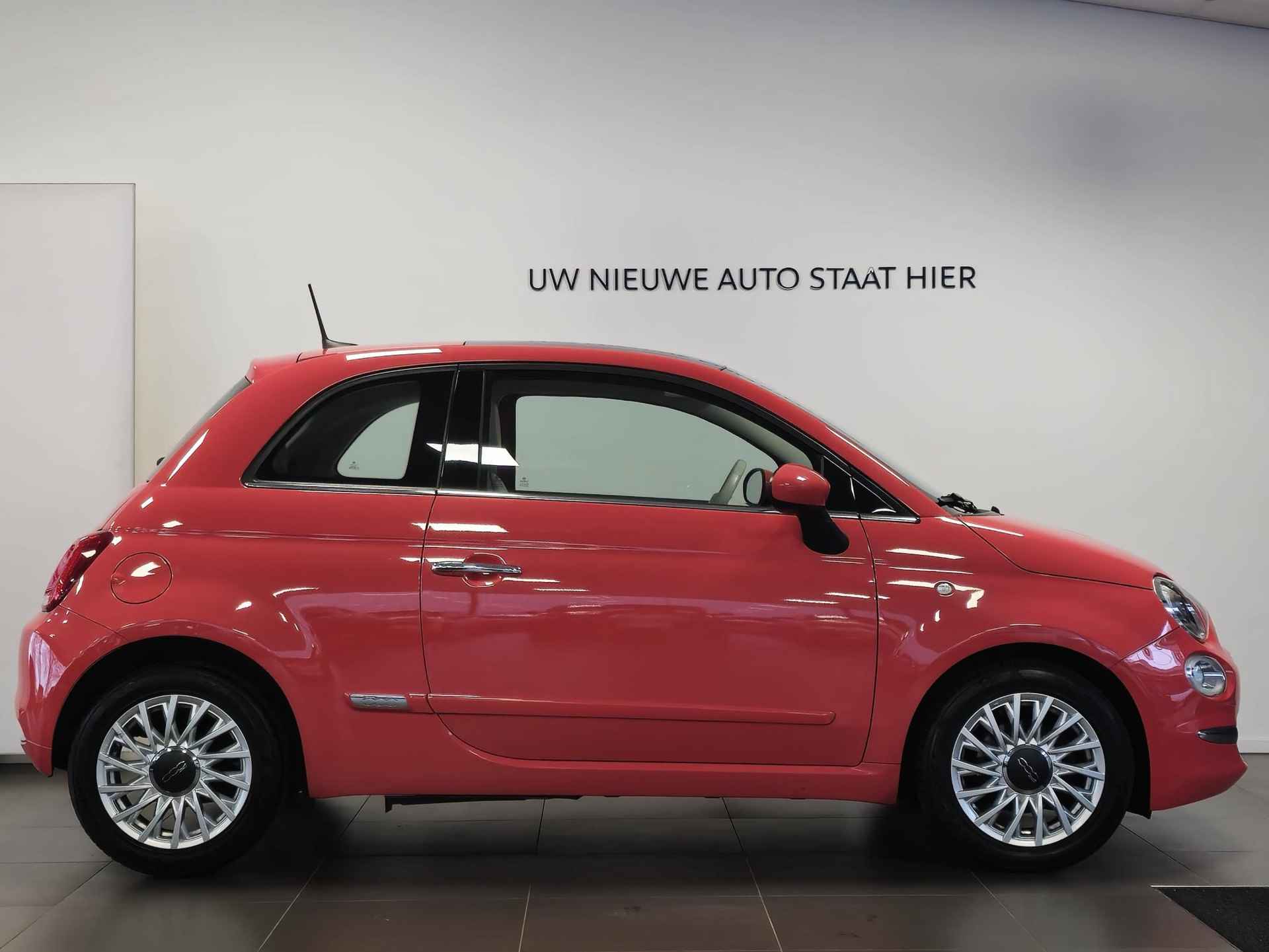 Fiat 500 Lounge 0.9 TwinAir TURBO 80pk | NAVI | AIRCO | PANODAK | DAB+ | LM-VELGEN | ROSSO CORALLO | - 7/51