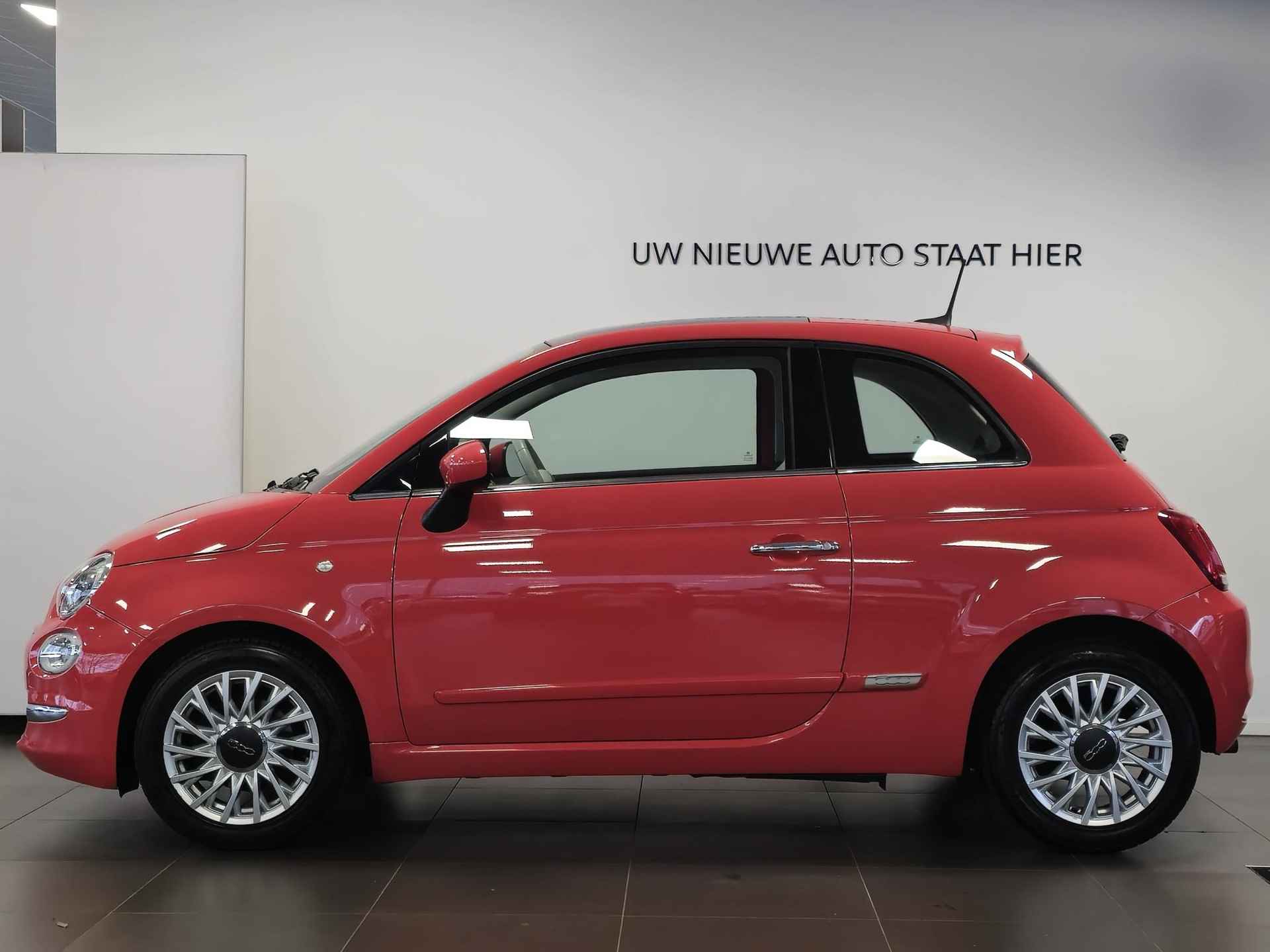 Fiat 500 Lounge 0.9 TwinAir TURBO 80pk | NAVI | AIRCO | PANODAK | DAB+ | LM-VELGEN | ROSSO CORALLO | - 10/51