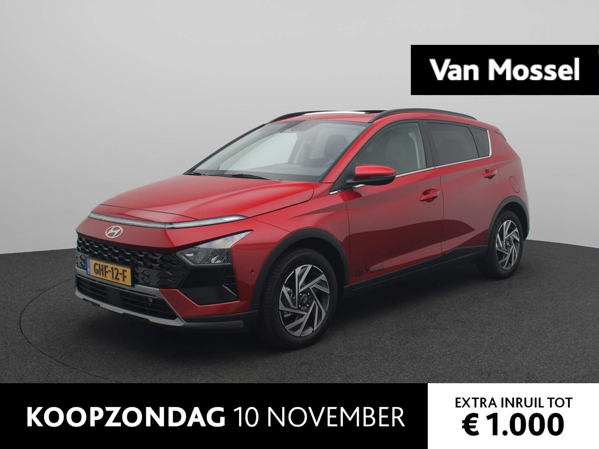 Hyundai Bayon 1.0 T-GDI Premium Sky | Nieuw Model | | Demo | Schuif/ kantel dak | LED verlichting | Facelift | Navigatie | Stoelverwarming | Stuurverwarming | Bose |