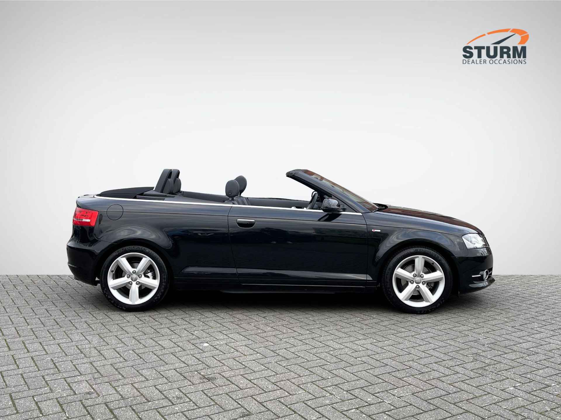 Audi A3 Cabriolet 1.2 TFSI Ambition Pro Line S NL-Auto + Lage KM-Stand | Elek. Cabriodak | Sportstoelen | Navigatie | Stoelverwarming | Xenon | Climate Control | Rijklaarprijs! - 3/35