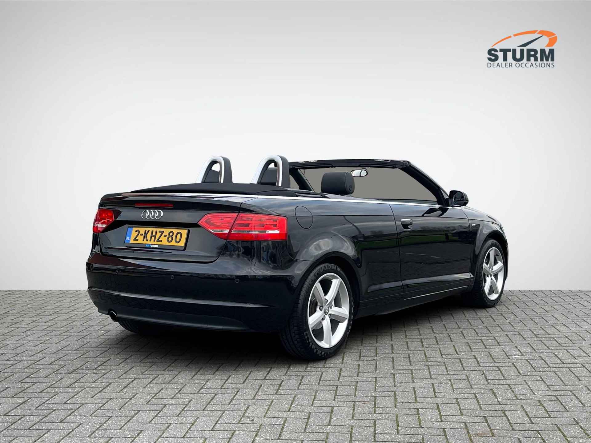 Audi A3 Cabriolet 1.2 TFSI Ambition Pro Line S NL-Auto + Lage KM-Stand | Elek. Cabriodak | Sportstoelen | Navigatie | Stoelverwarming | Xenon | Climate Control | Rijklaarprijs! - 4/35