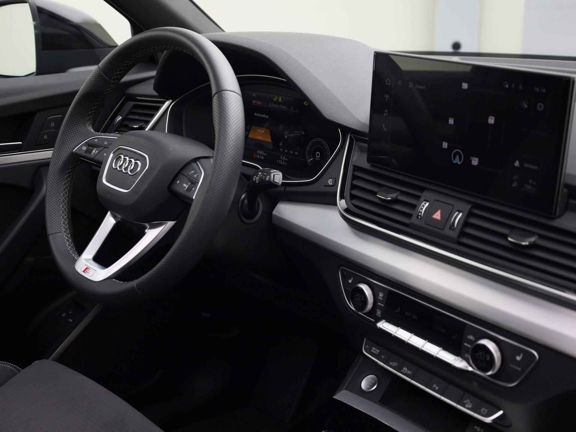 Audi Q5 55 TFSIe 270kW/367PK S Line quattro · Panoramadak · Drive select · Leder/Alcantara · Stoel-& stuurverwarming - 17/55