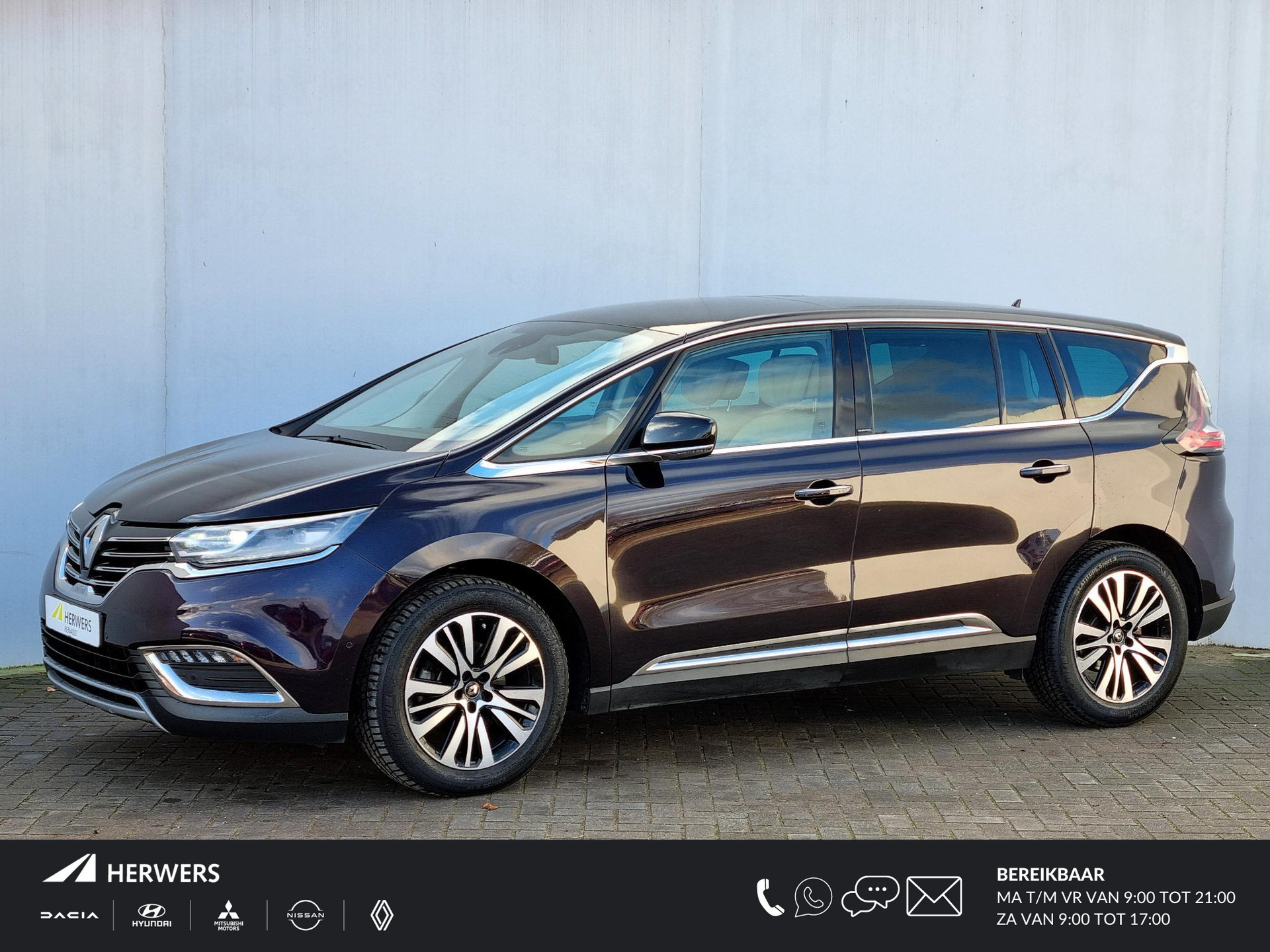 Renault Espace 1.8 TCe Initiale Paris 5p. 225pk Automaat / Panoramadak / 4 Control / Cruise Control Adaptief / Massagestoelen / Bose Audio / Navigatie