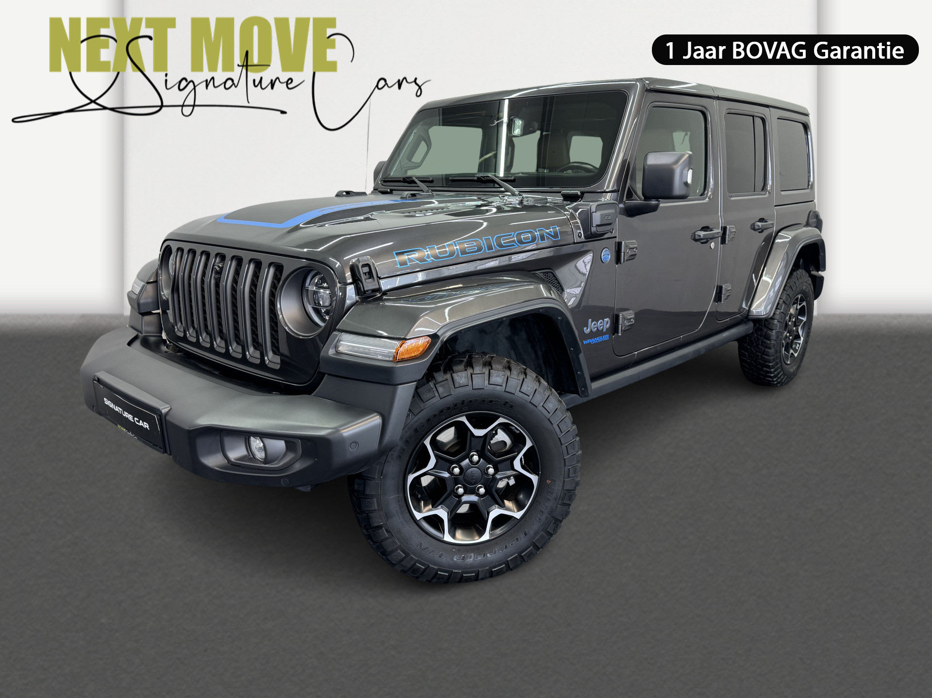 Jeep Wrangler Unlimited 4xe 380 Rubicon✅Stoelverwarming✅Stuurverwarming✅Hardtop✅Trekhaak✅Leder Bekleding✅Achteruitrijcamera✅Adaptive Cruise Control✅