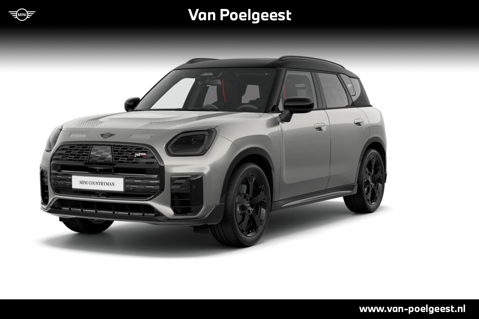 MINI Countryman 1.5 C John Cooper Works L | Pakket L | Dak en spiegelkappen in Jetblack