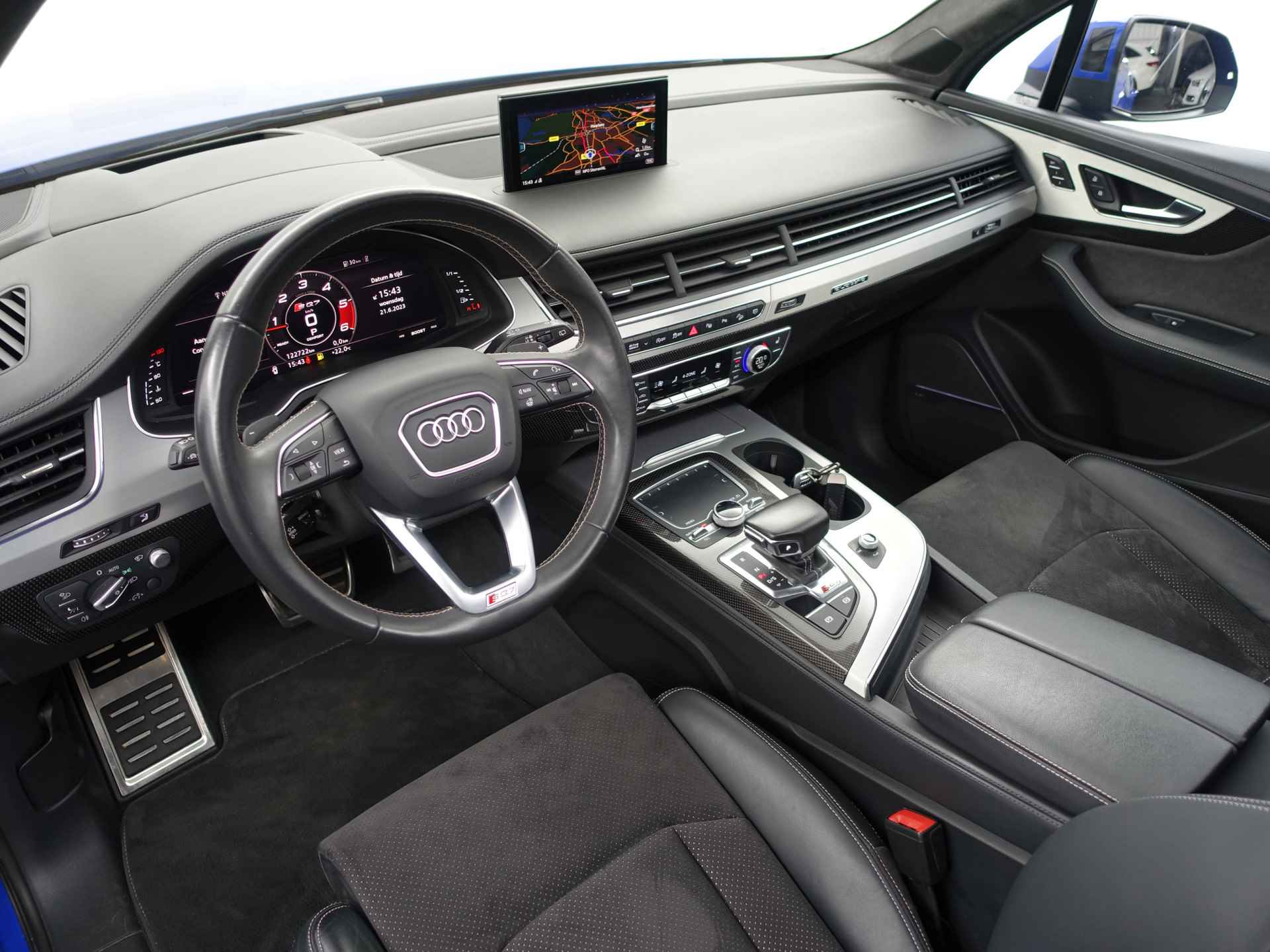 Audi Q7 4.0 TDI SQ7 Quattro Exclusive + Alcantara Interieur, Nachtzicht, Head Up, 360 Camera, Memory, Standkachel, Bose - 3/58