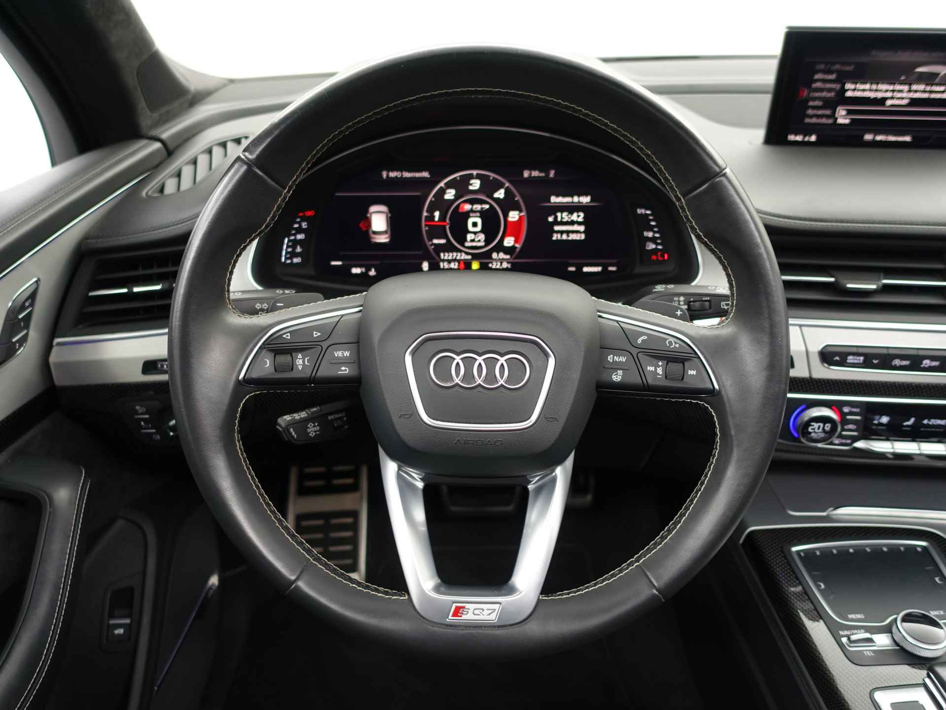 Audi Q7 4.0 TDI SQ7 Quattro Exclusive + Alcantara Interieur, Nachtzicht, Head Up, 360 Camera, Memory, Standkachel, Bose - 25/58