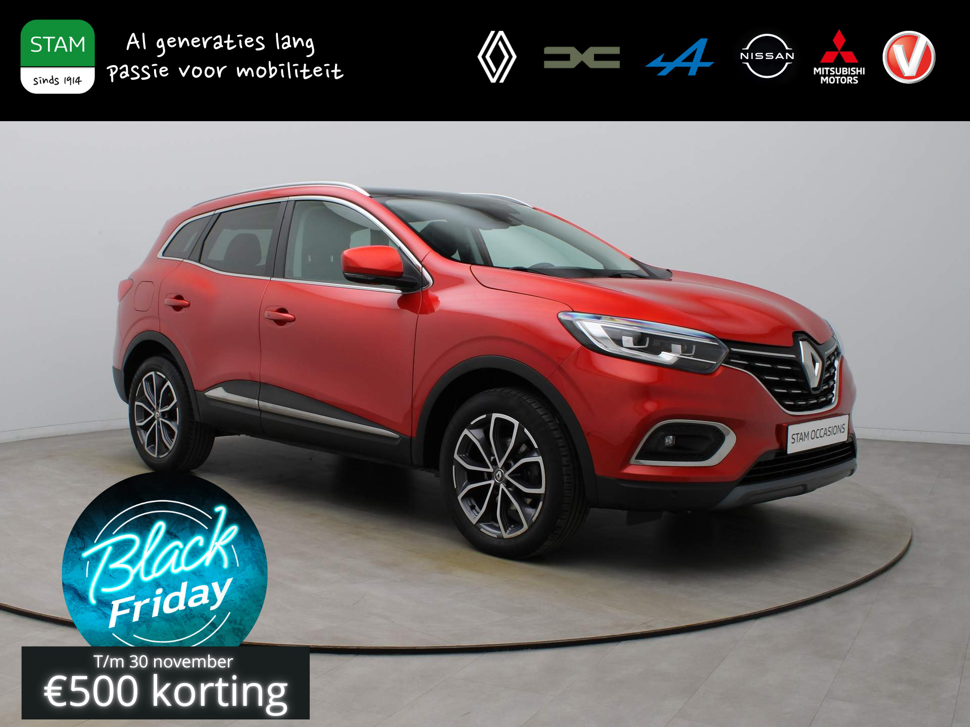 Renault Kadjar TCe 160pk Intens Camera | Climate | Navi | Panoramadak | Parksens. v+a | Trekhaak