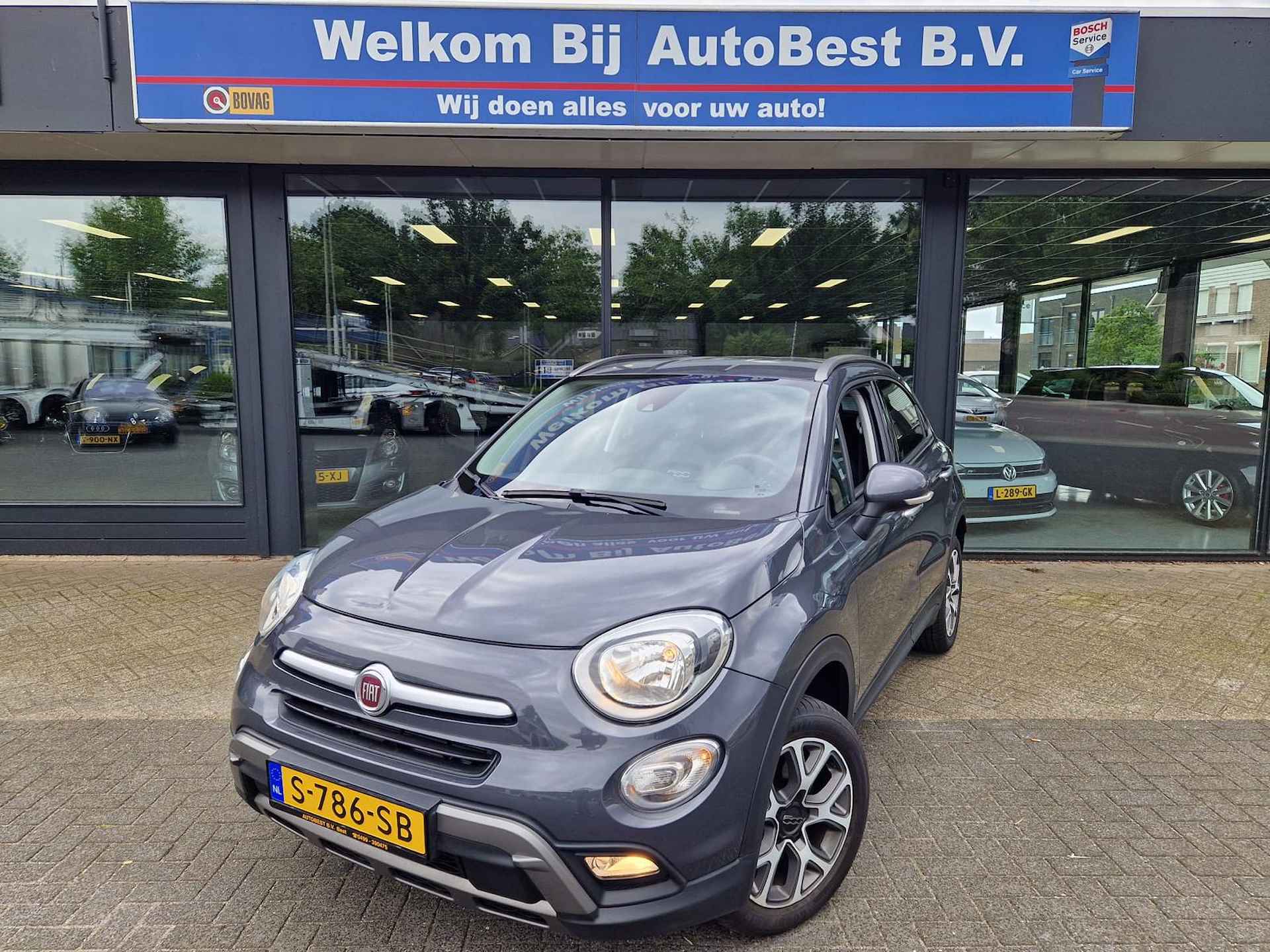 Fiat 500X 4X4 Automaat, ''50/50 Leder'' Clima/ Cruise Control! - 1/20