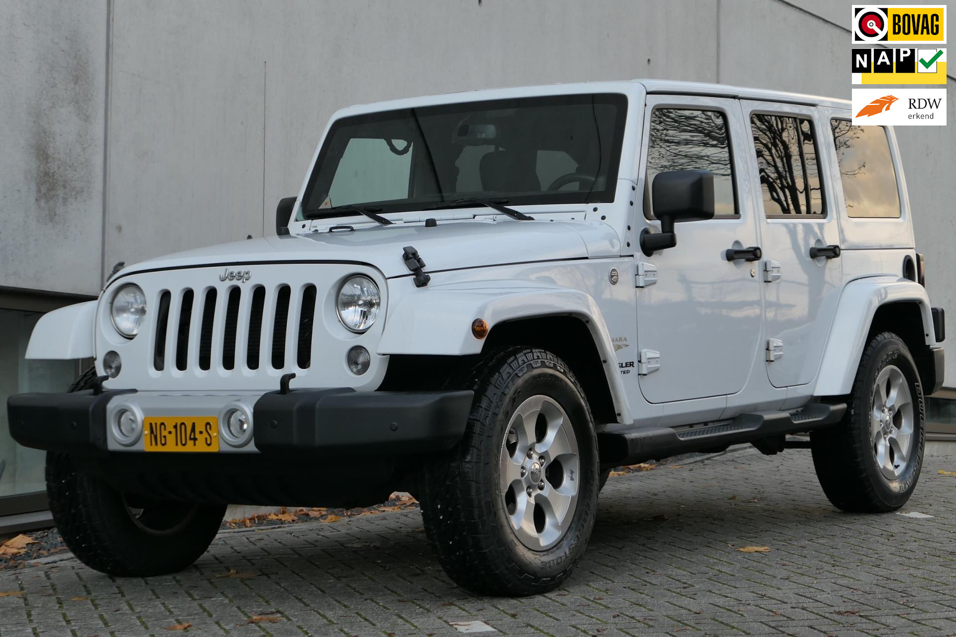 Jeep Wrangler Unlimited 3.6 Sahara Facelift 284pk NAP Leder Cruise PDC Stoelverwarming