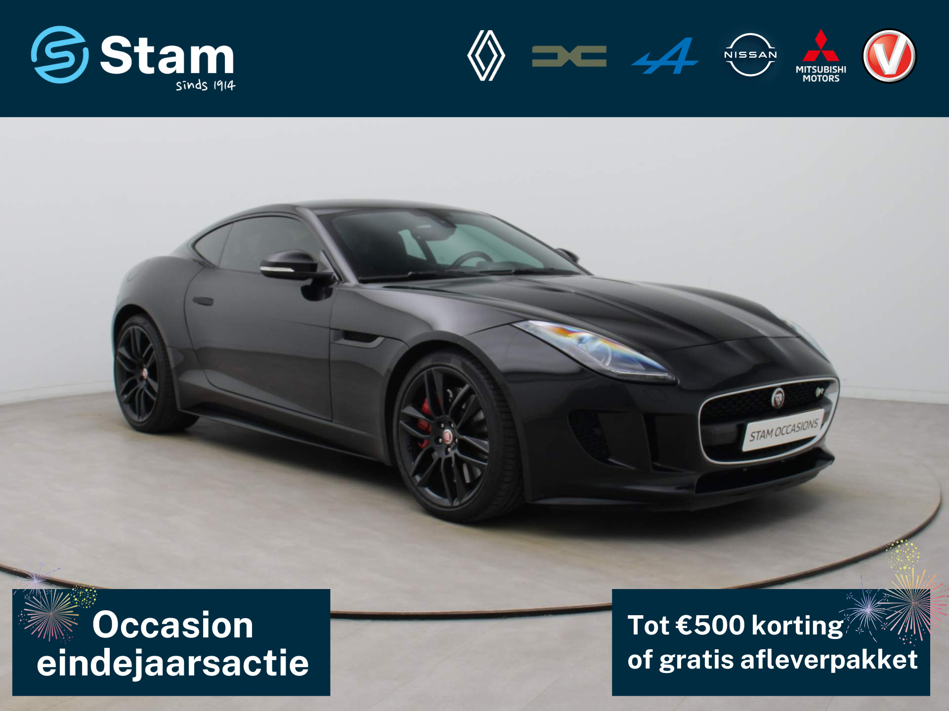 Jaguar F-Type 551pk 5.0 V8 R Coupé Panoramadak | Camera | Meridian | Full Option