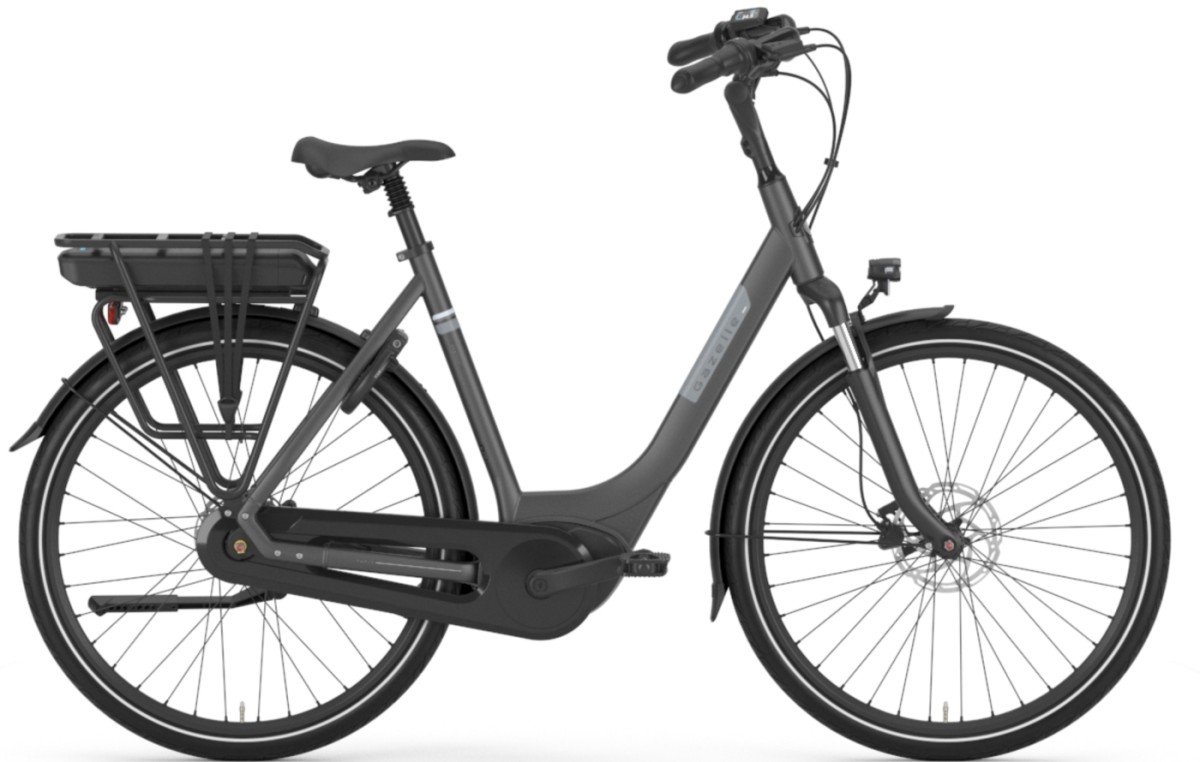 GAZELLE Paris C7+ HMB Heren Anthracite Grey Mat 65cm 2025