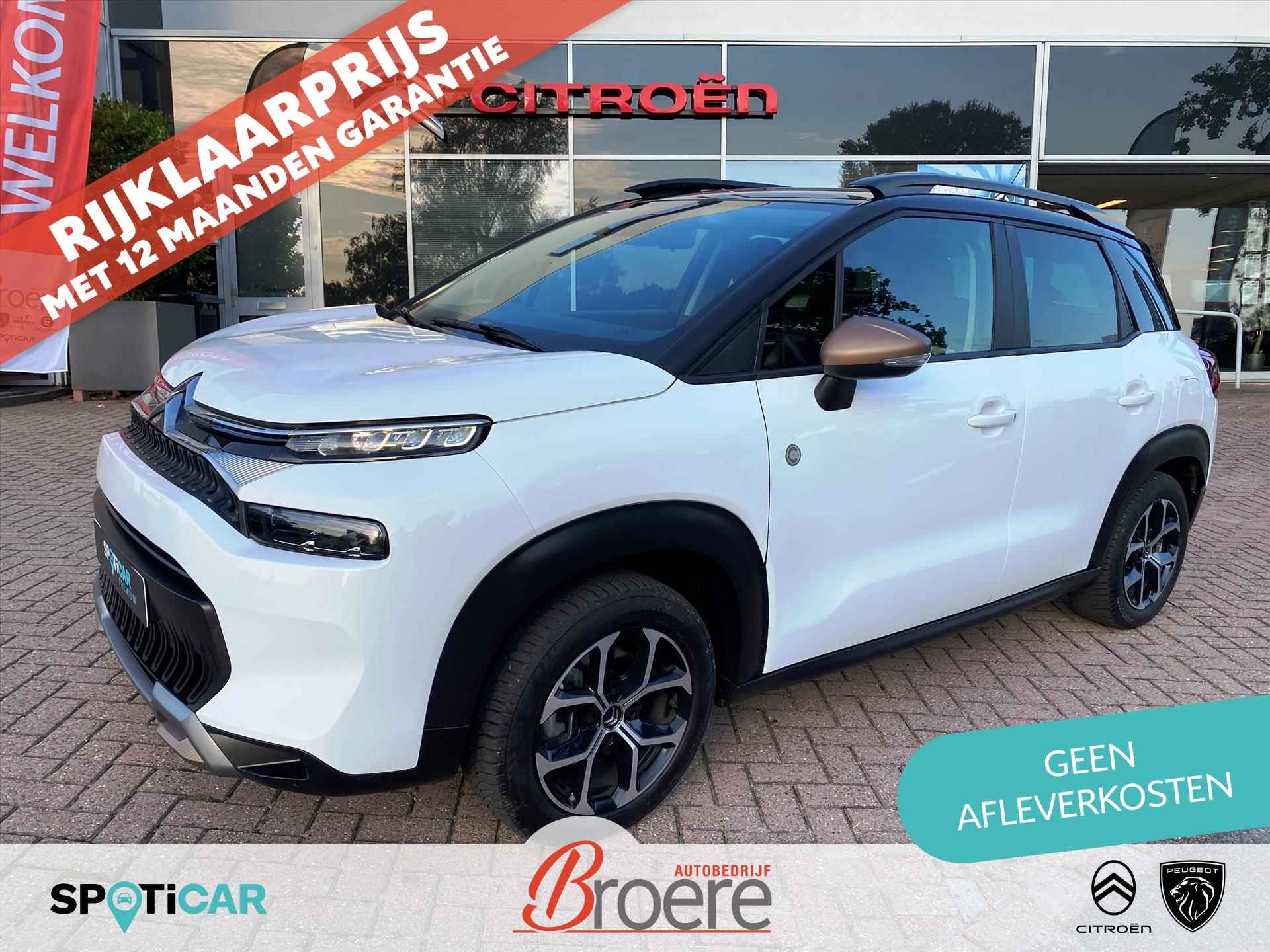 CITROEN C3 Aircross 1.2 130pk EAT6 Automaat C-Series | camera, 16 inch velgen, dab, navigatie, bluetooth, apple carplay, android auto, two tone kleuren combi, climate - 1/58