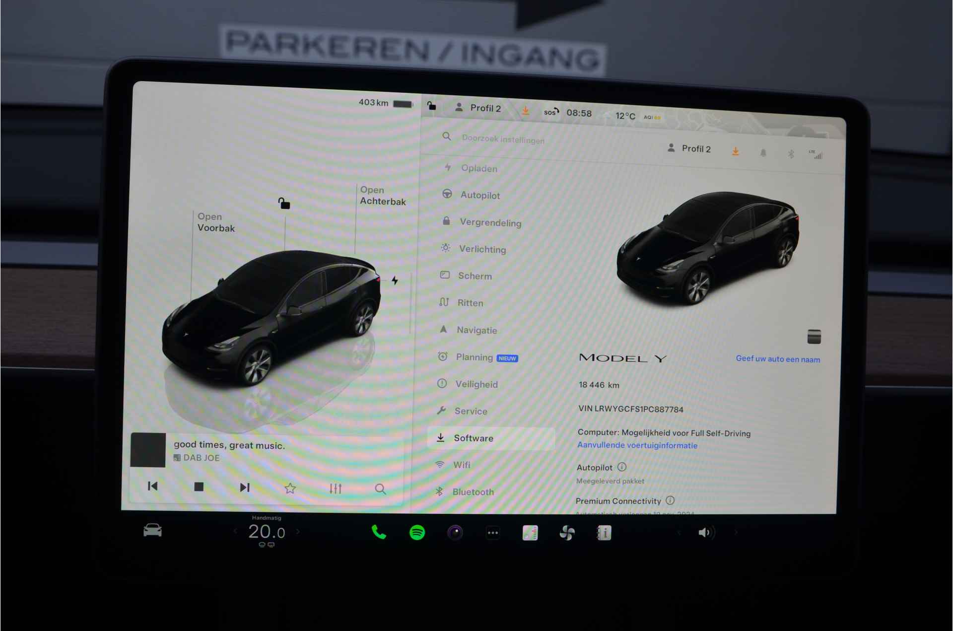 Tesla Model Y RWD 58 kWh AutoPilot, LFP Accu, dus 100% opladen! - 21/34