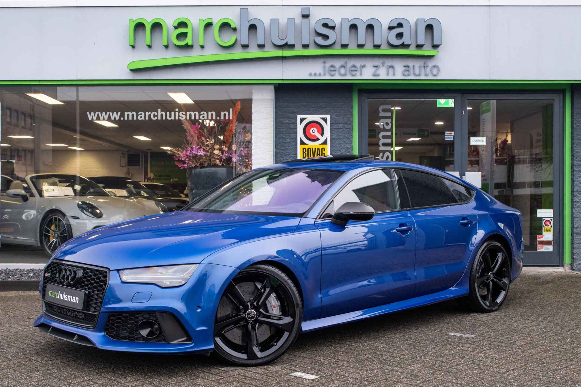 Audi RS7 Sportback 4.0 TFSI quattro Pro Line Plus / PANODAK / KERAMISCH / NIGHT VISION / - 8/73