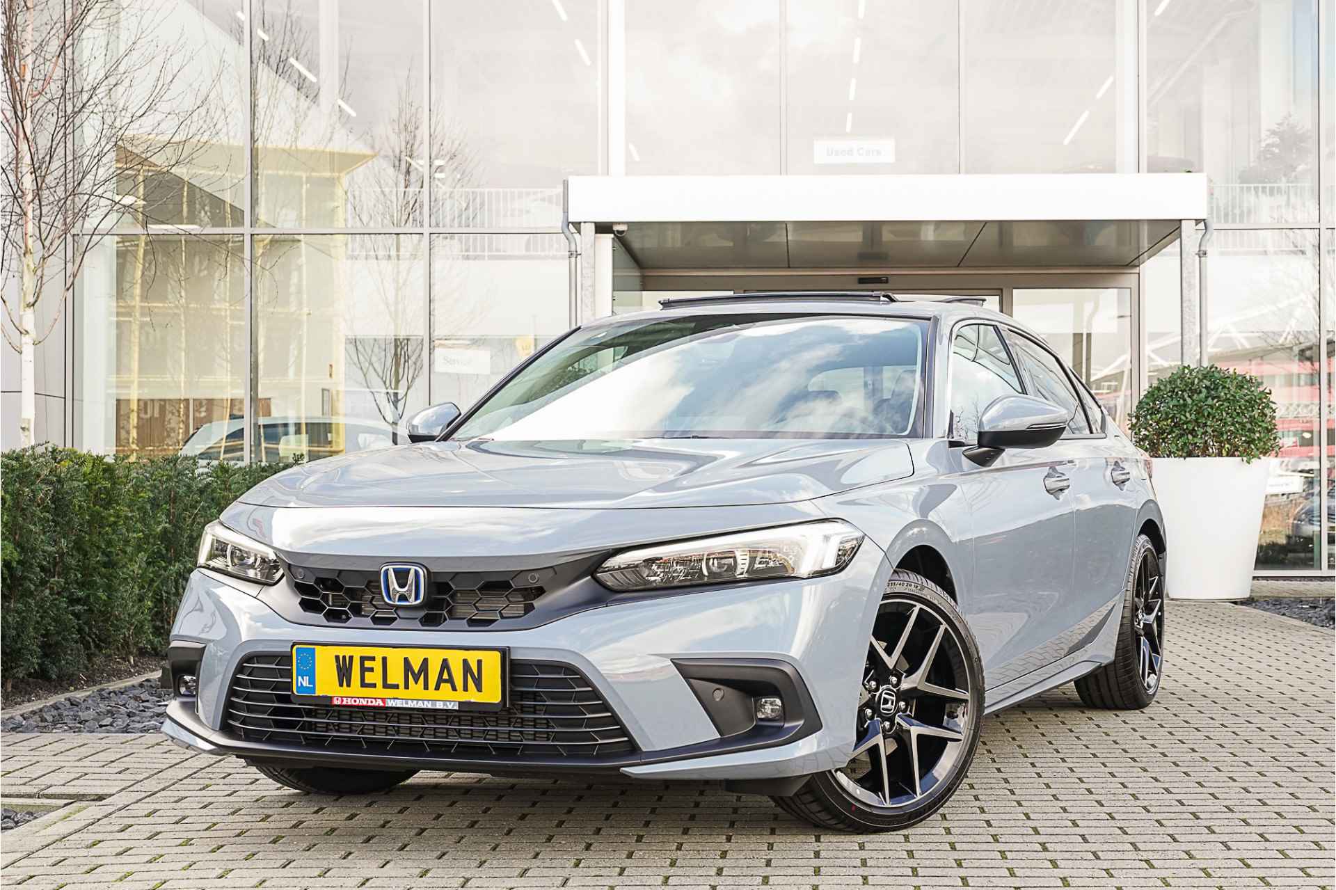 Honda Civic 2.0i e:HEV ADVANCE - HYBRID - AKTIE - NIEUW - DIRECT RIJDEN!! - 2/64