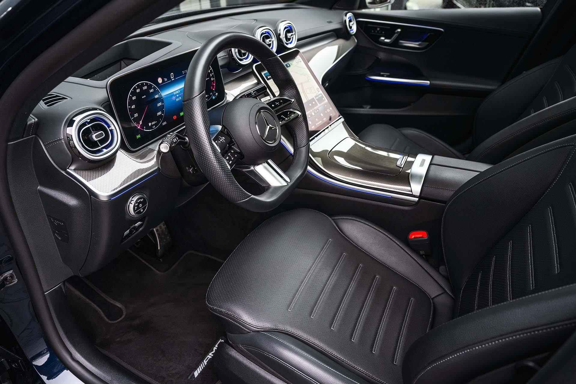 Mercedes-Benz C-klasse Estate 300 e AMG Line Premium Plus | Panoramadak | Memory Zetels | 360 camera | Digital Light | 4 Zone Climate | Sfeerverlichting Premium - 14/37