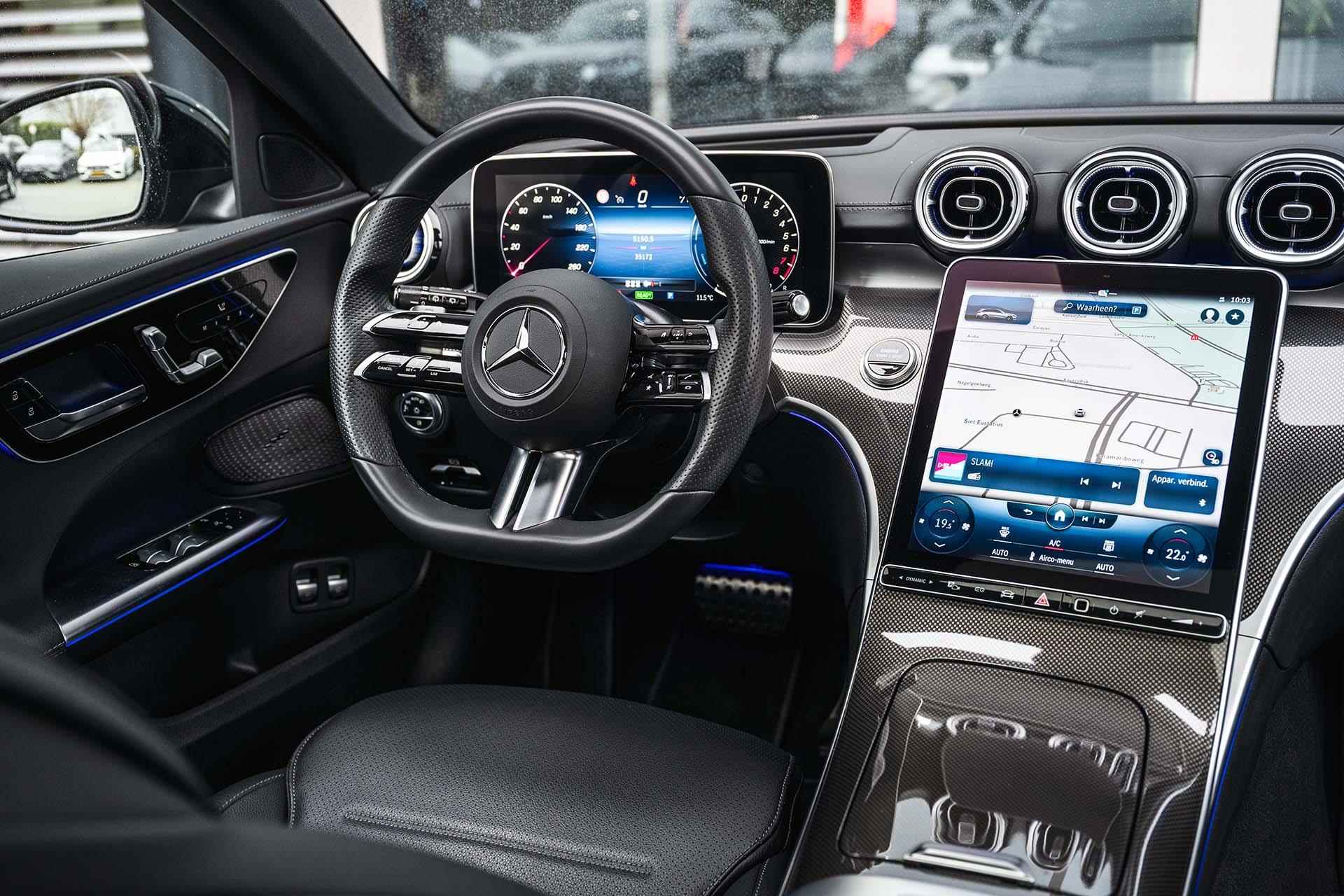 Mercedes-Benz C-klasse Estate 300 e AMG Line Premium Plus | Panoramadak | Memory Zetels | 360 camera | Digital Light | 4 Zone Climate | Sfeerverlichting Premium - 19/37
