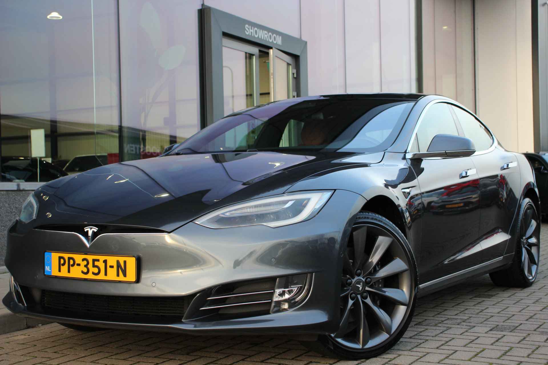 Tesla Model S 90D Base €38653 Incl BTW 422PK | Panoramdak | Luchtvering | Autopilot - 3/29