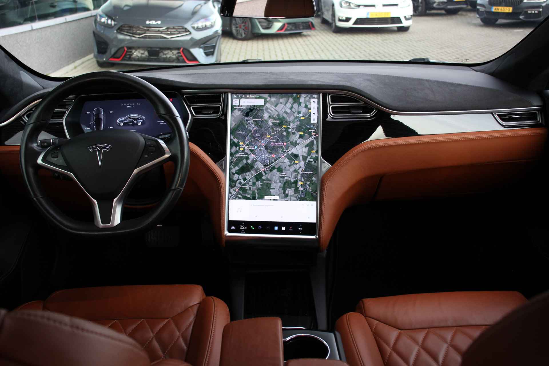 Tesla Model S 90D Base €38653 Incl BTW 422PK | Panoramdak | Luchtvering | Autopilot - 12/29