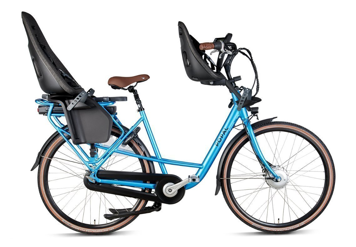 Popal Maeve FM Elektrische moederfiets Dames Blauw 53cm 2022