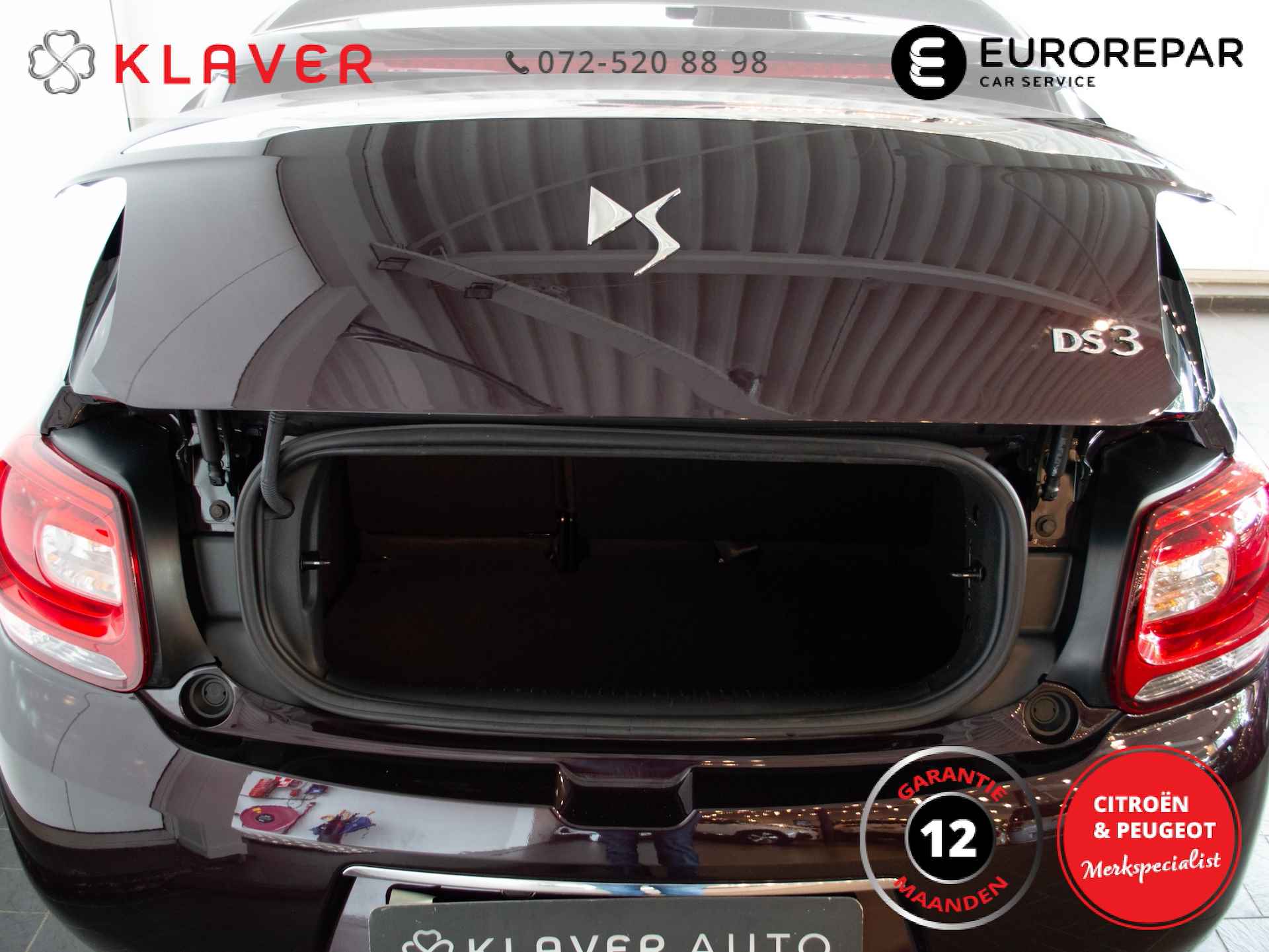 Ds 3 Cabrio 110pk | Airco | Stoelverwarming | Sensor achter - 13/28