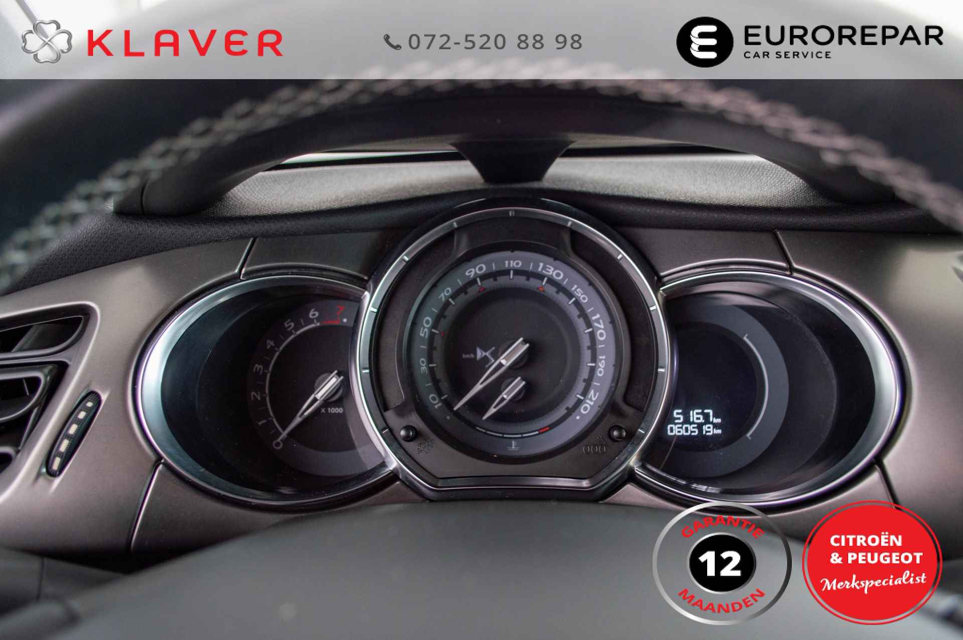 Ds 3 Cabrio 110pk | Airco | Stoelverwarming | Sensor achter - 18/28