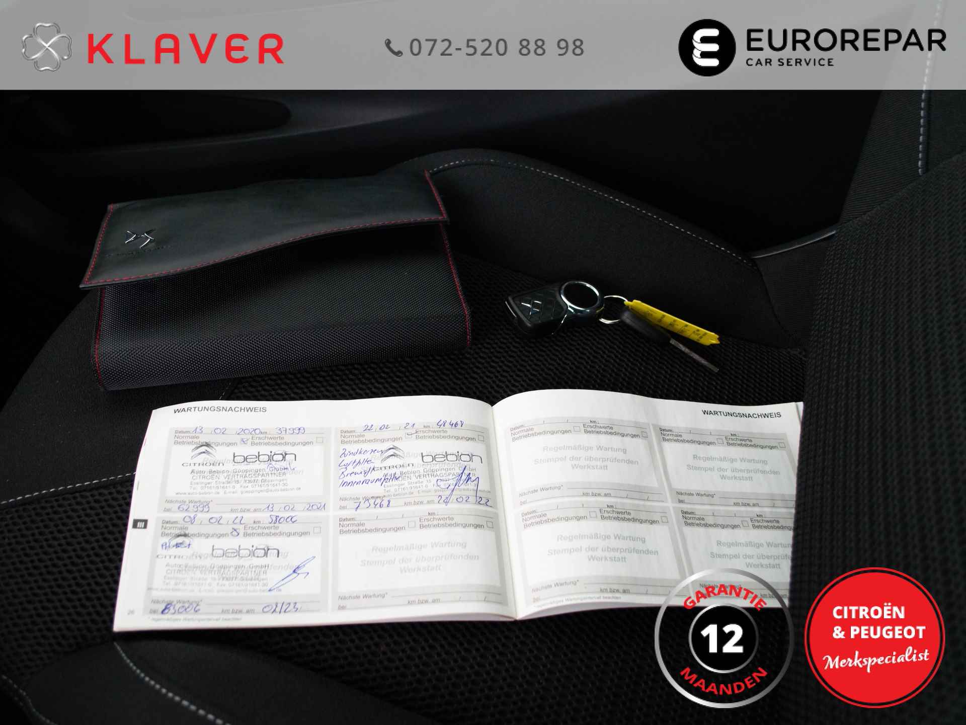 Ds 3 Cabrio 110pk | Airco | Stoelverwarming | Sensor achter - 28/28