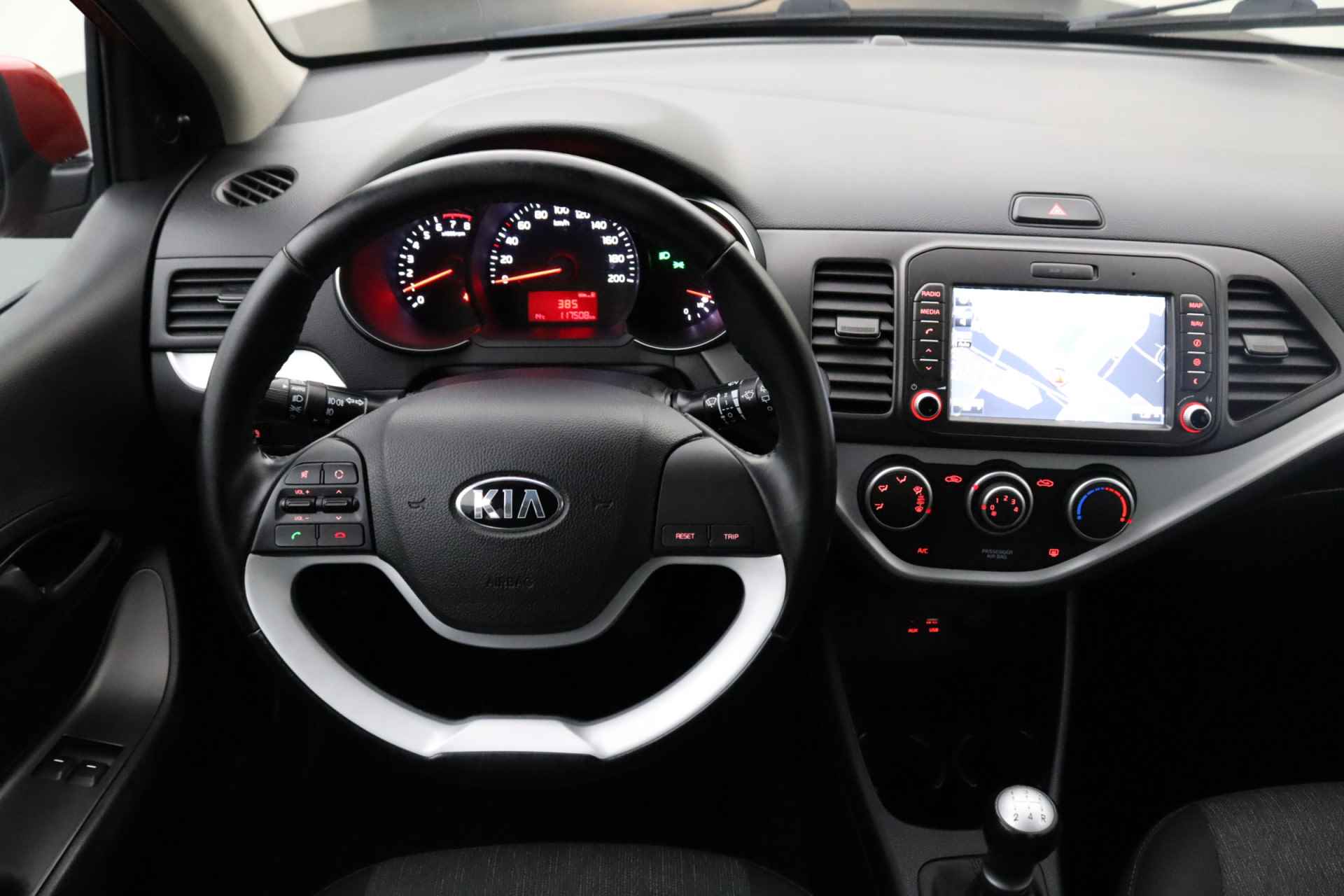 Kia Picanto 1.0 CVVT EconomyPlusLine | Achteruitrijcamera | Airconditioning | Navigatiesysteem - 12/30