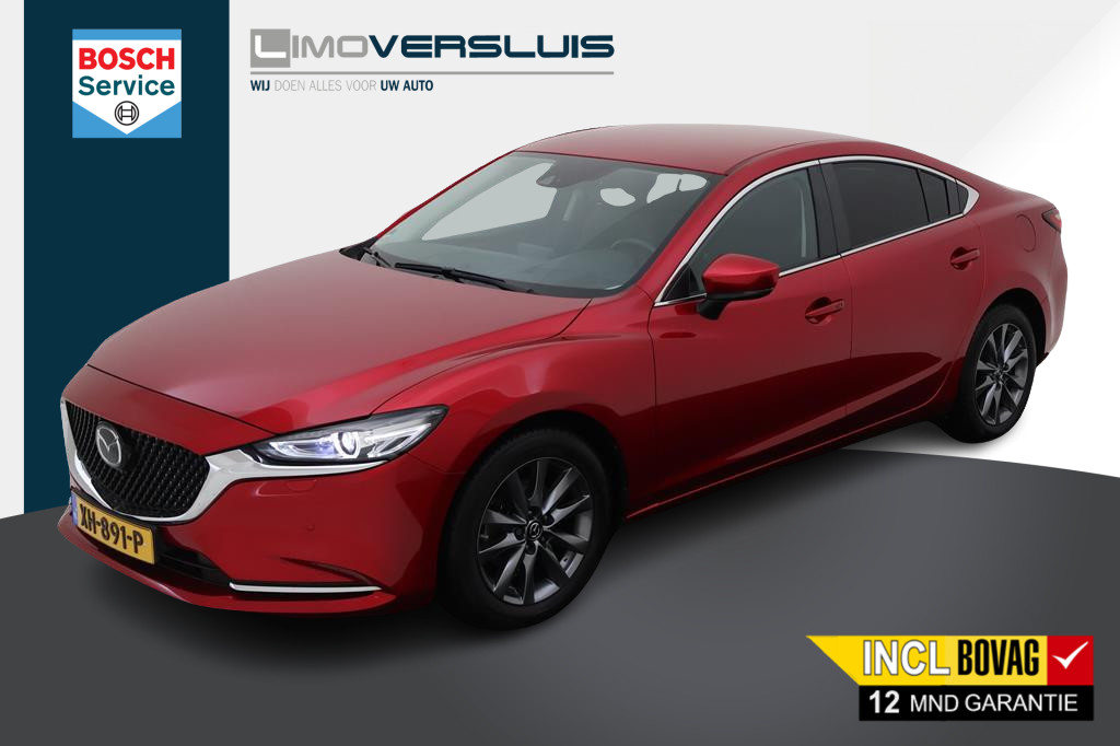 Mazda 6 2.0 SkyActiv-G Business | 12 mnd BOVAG | Leer | Navigatie | Mica | Head up display 12 mnd BOVAG garantie  Whatsapp 06-53188999