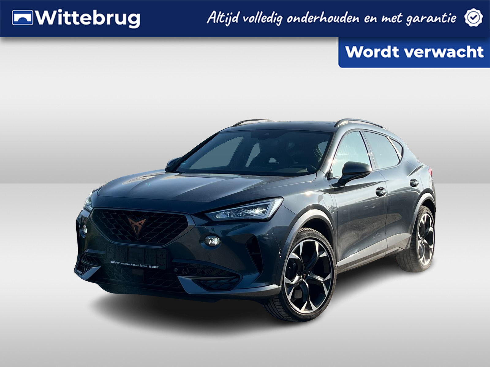 CUPRA Formentor 1.4 e-Hybrid VZ Black Edition / 19" LMV / Panoramadak / Lederen Bekleding / Alarmsysteem / Stuur + Stoelverwarming / Memory Seat