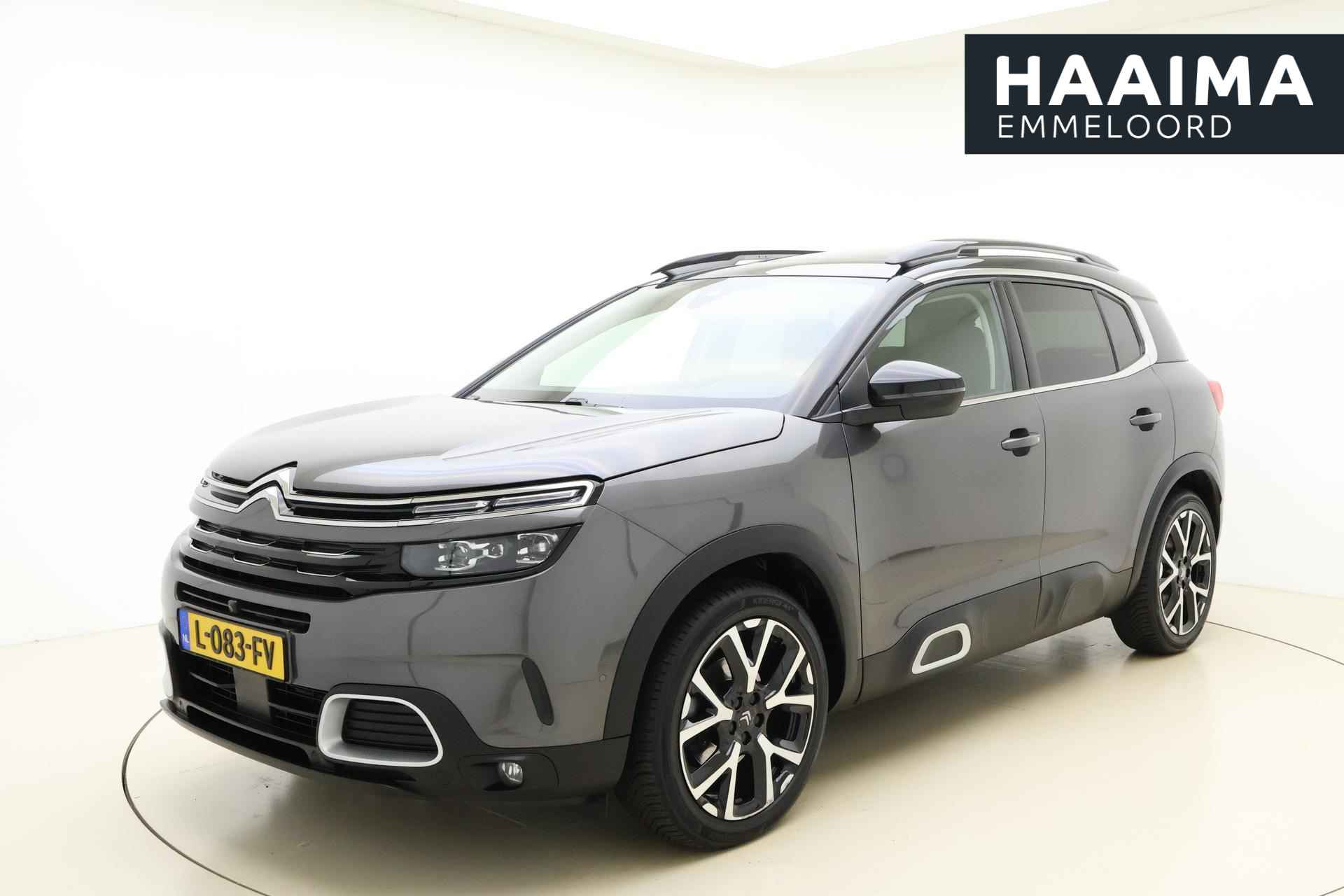 Citroen C5 Aircross 1.2 PureTech 130pk Business Plus | Automaat | Panoramadak | Lederen bekleding | Trekhaak | Camera's voor en achter | Dode hoekbewaking | 19inch velgen