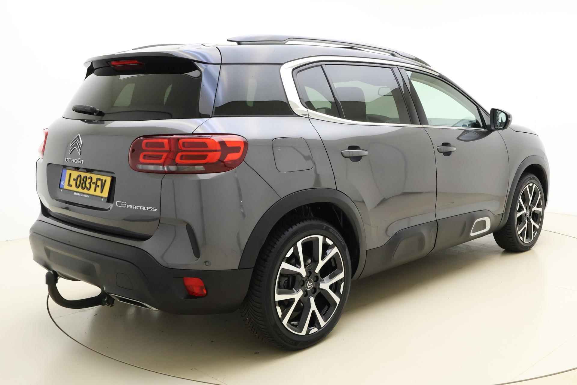 Citroen C5 Aircross 1.2 PureTech 130pk Business Plus | Automaat | Panoramadak | Lederen bekleding | Trekhaak | Camera's voor en achter | Dode hoekbewaking | 19inch velgen - 2/37