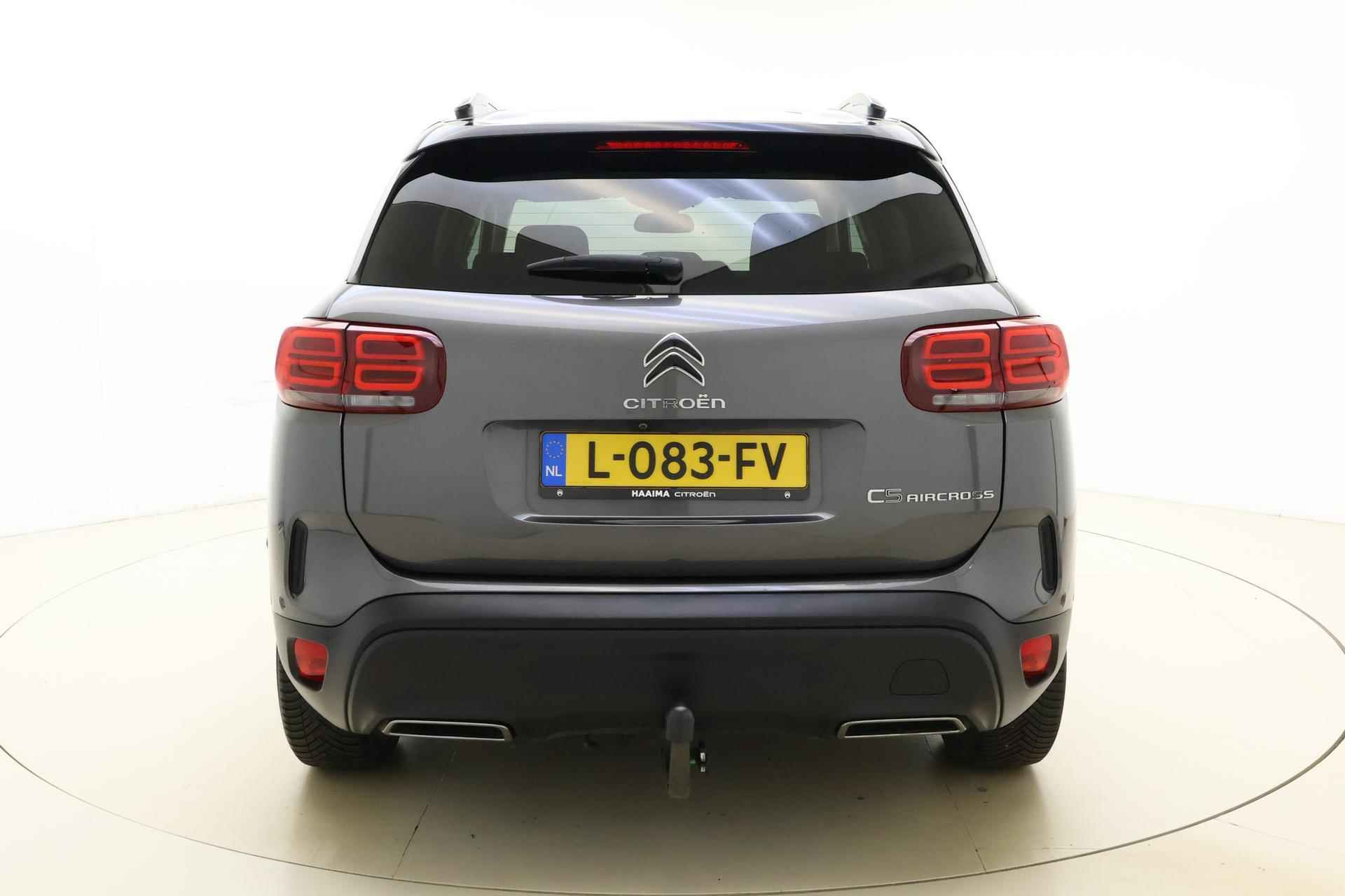 Citroen C5 Aircross 1.2 PureTech 130pk Business Plus | Automaat | Panoramadak | Lederen bekleding | Trekhaak | Camera's voor en achter | Dode hoekbewaking | 19inch velgen - 11/37