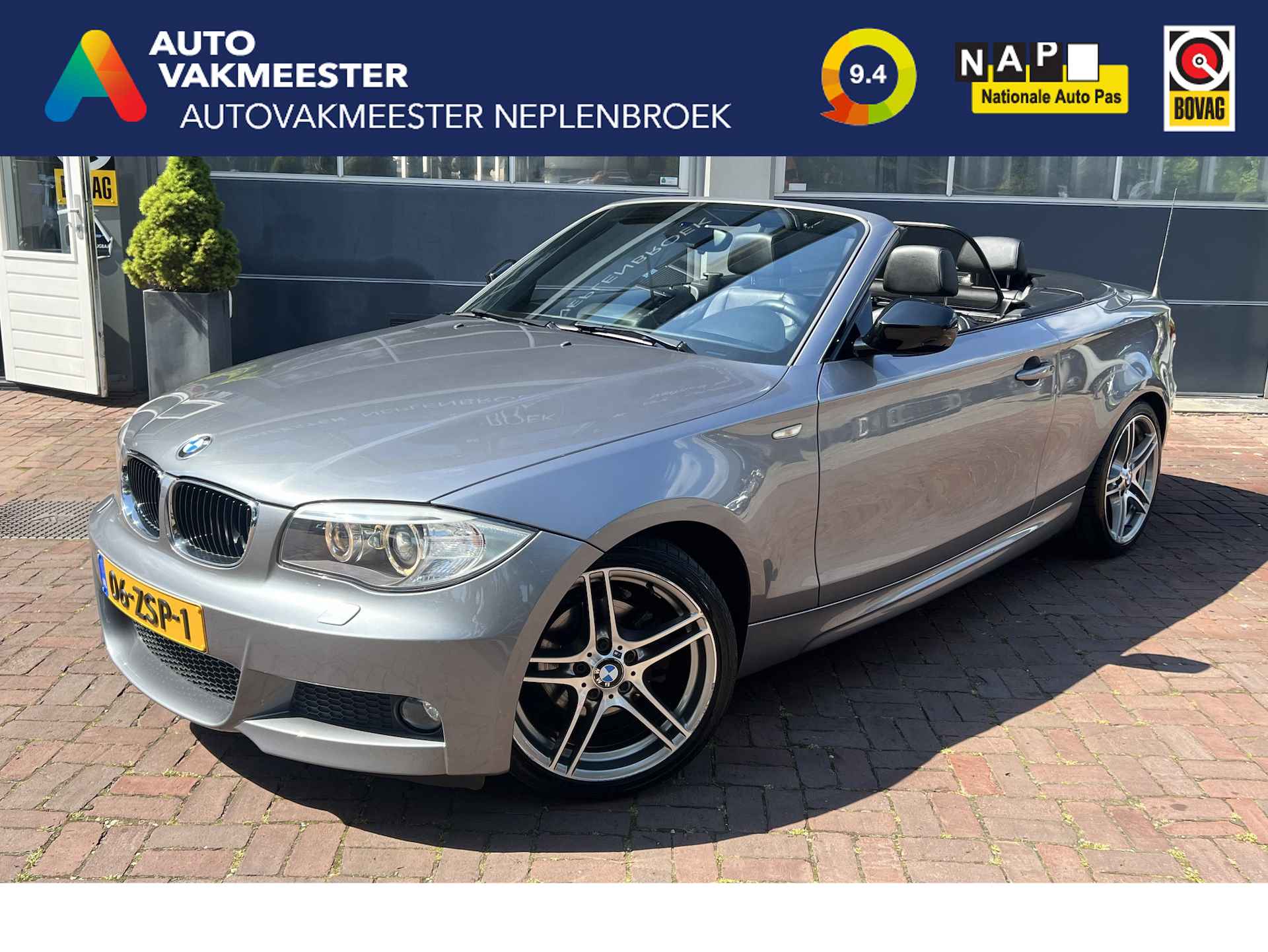 BMW 1 Serie Cabrio 118i M Sport Edition Bj 2013 Km 105.000 143pk Automaat,Leer.Navi,18Inch - 1/36