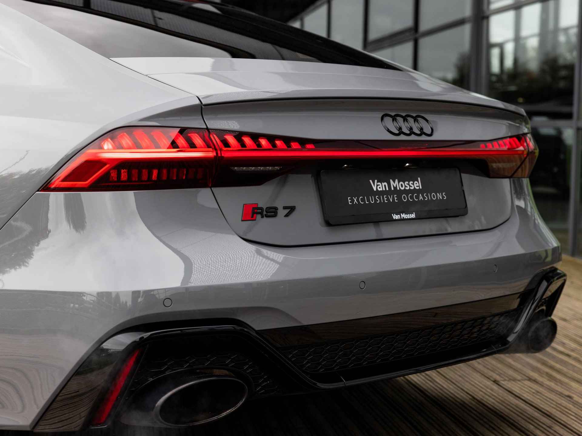 Audi RS7 A7 Sportback 4.0 TFSI RS 7 quattro | BLACK OPTIC | PANORAMADAK | ADAPTIEVE CRUISE CONTROL | 22'VELGEN | MEMORY | NARDO-GREY | - 13/57