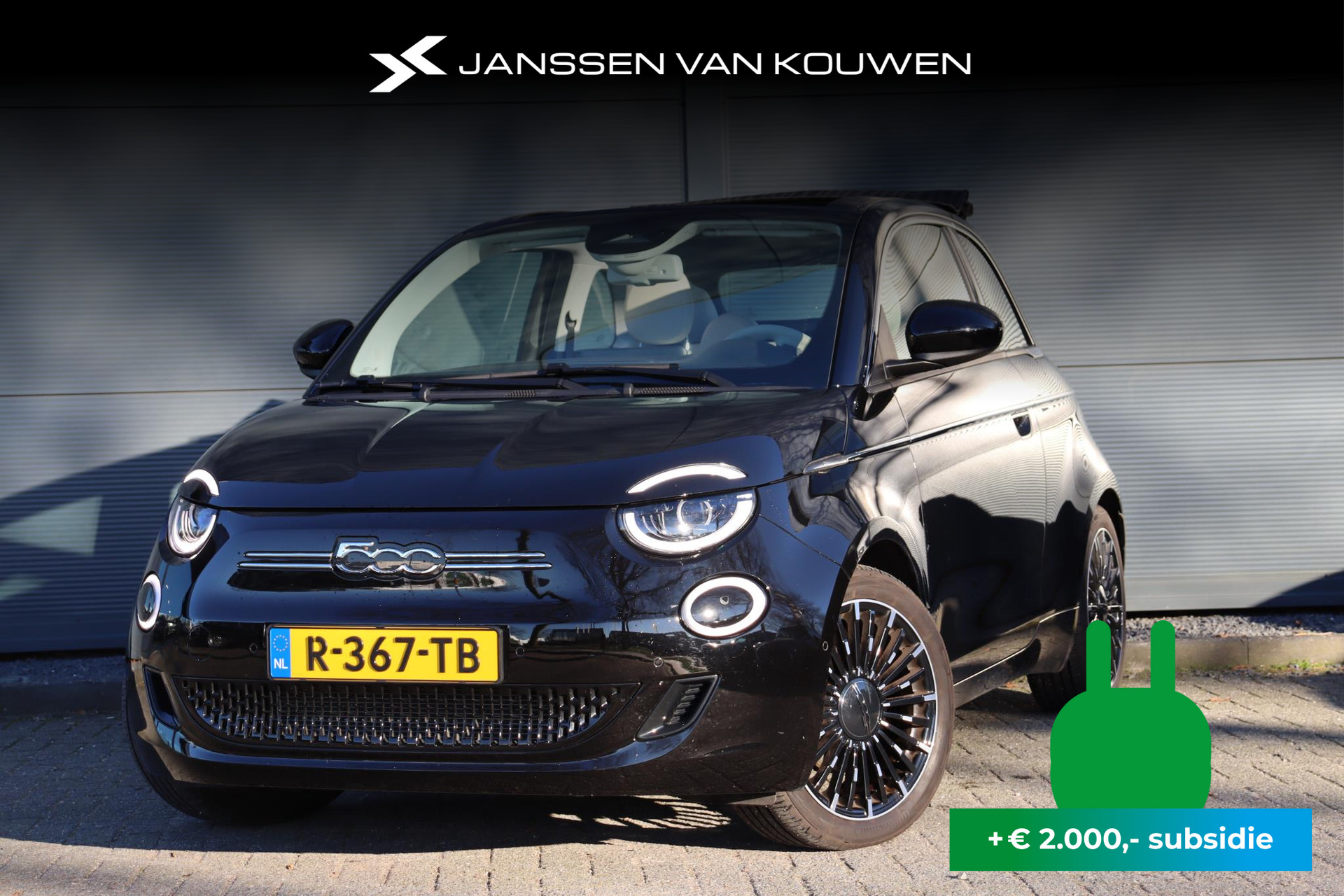 Fiat 500 C La Prima 42 kWh | Camera | Carplay | Keyless | stoelverwarming | bij viaBOVAG.nl