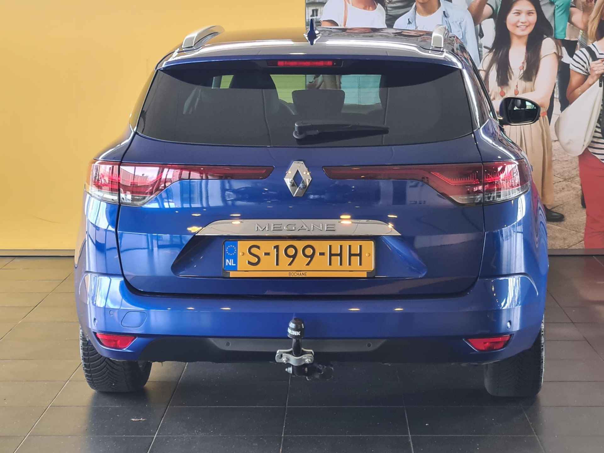 Renault Mégane Estate 1.3 TCe 140 EDC Techno AUTOMAAT | NAVIGATIE | ACHTERUITRIJCAMERA | PARKERSENSOREN VOOR-EN ACHTER | TREKHAAK | BLIS-SYSTEEM | LICHTMETALEN VELGEN MET ALL SEASON BANDEN - 7/27