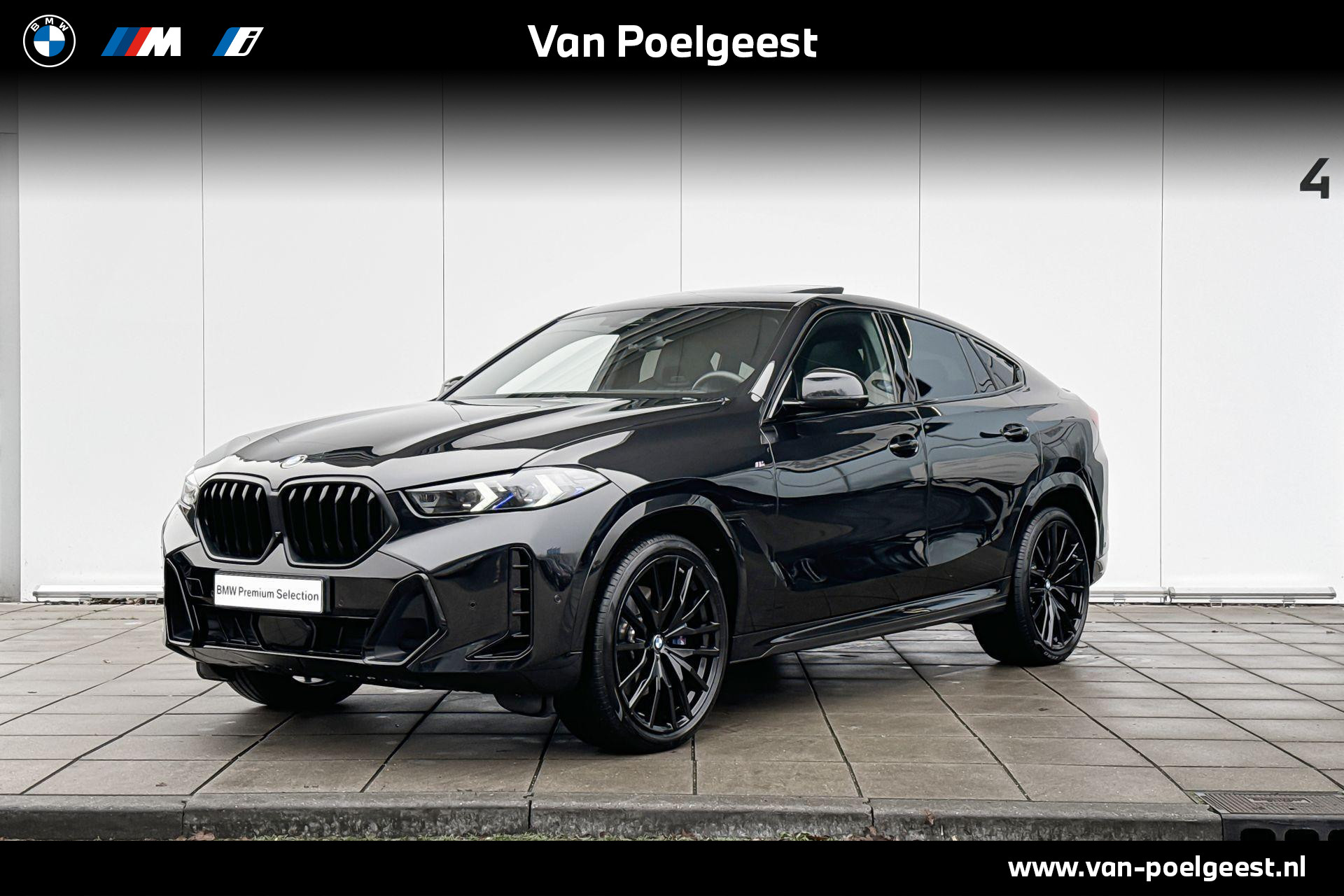 BMW X6 xDrive40i M -Sport Pro Skylounge / Stoelverwarming Voor & Achter / Stuurwielrand Verwarming / Integrale Actieve Besturing / Harman Kardon / Electrische Zwenkhaak / 22 Inch / Driving Assistant Prof / Parking Assistant Prof / Getinte Ramen Achter