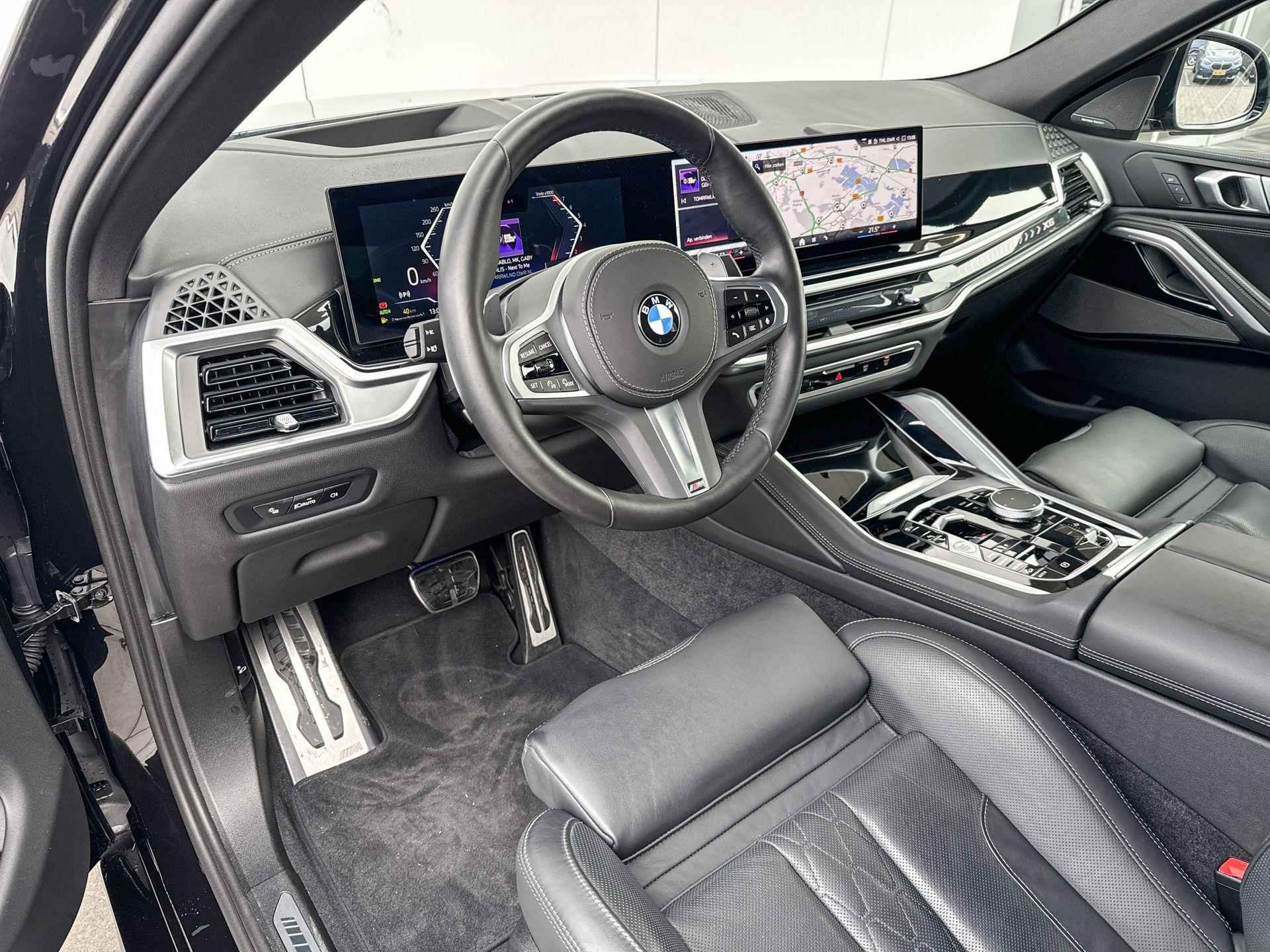 BMW X6 xDrive40i M -Sport Pro Skylounge / Stoelverwarming Voor & Achter / Stuurwielrand Verwarming / Integrale Actieve Besturing / Harman Kardon / Electrische Zwenkhaak / 22 Inch / Driving Assistant Prof / Parking Assistant Prof / Getinte Ramen Achter - 5/31