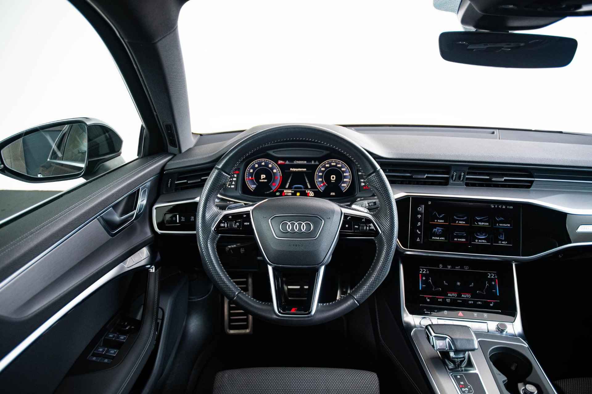 Audi A6 Avant 45 TFSI Sport S line edition Pro Line S - Sportstoelen - Stoelverwarming voor - Automatische achterklep - Parkeerhulp plus - Diefstalalarm - Zonwering achterzijruiten - Automatisch dimmende binnenspiegel - - 14/60