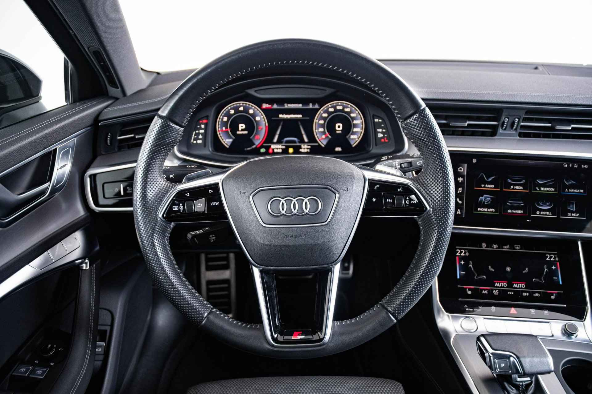 Audi A6 Avant 45 TFSI Sport S line edition Pro Line S - Sportstoelen - Stoelverwarming voor - Automatische achterklep - Parkeerhulp plus - Diefstalalarm - Zonwering achterzijruiten - Automatisch dimmende binnenspiegel - - 33/60