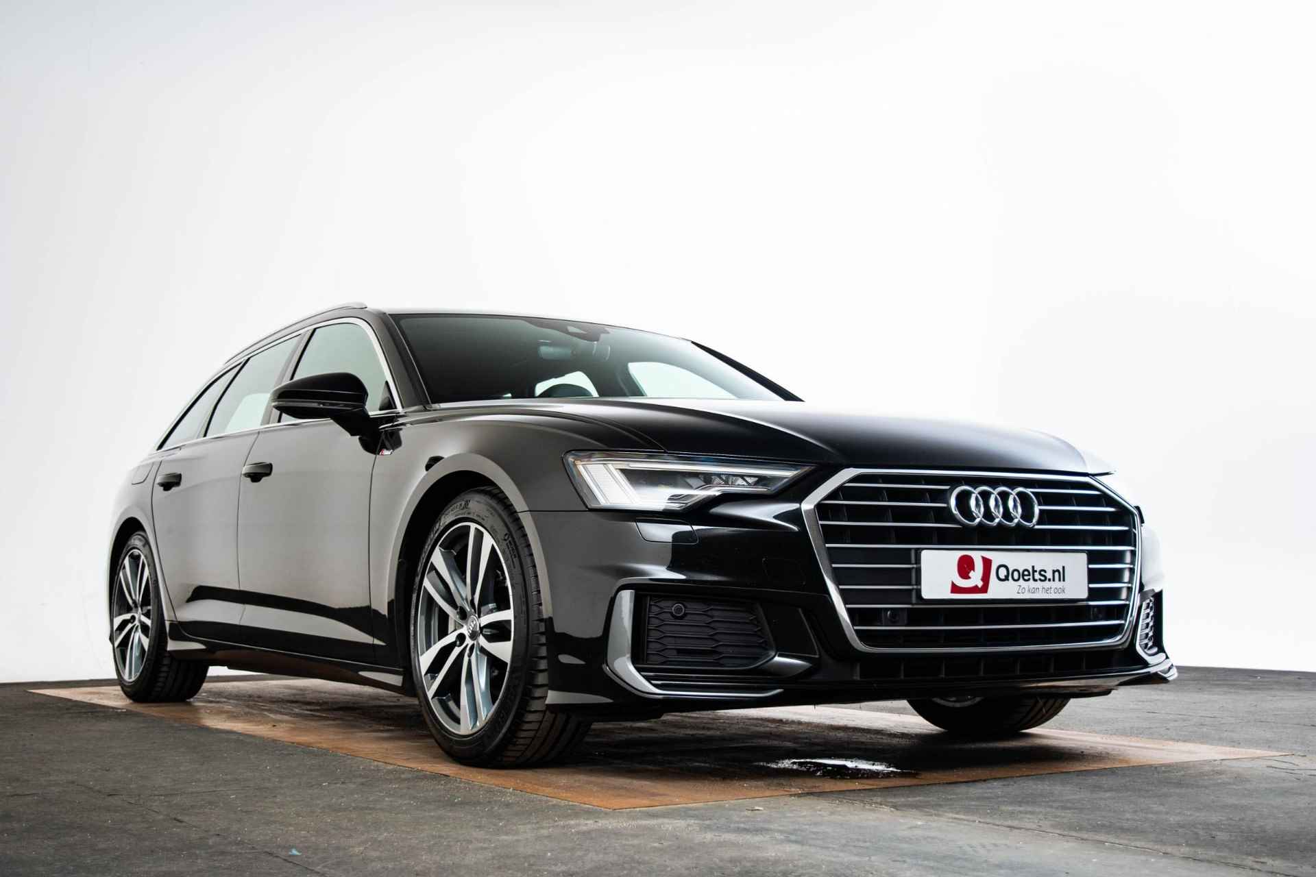 Audi A6 Avant 45 TFSI Sport S line edition Pro Line S - Sportstoelen - Stoelverwarming voor - Automatische achterklep - Parkeerhulp plus - Diefstalalarm - Zonwering achterzijruiten - Automatisch dimmende binnenspiegel - - 56/60