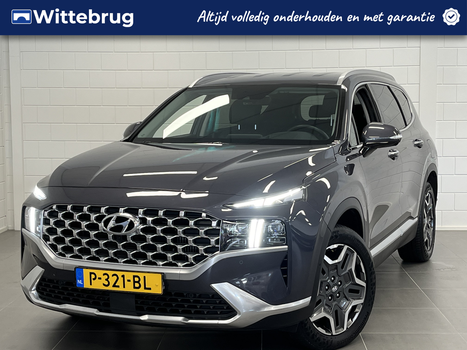 Hyundai Santa Fe 1.6 T-GDI PHEV Premium 7p. met Leder I 7 Zits I Luxe !