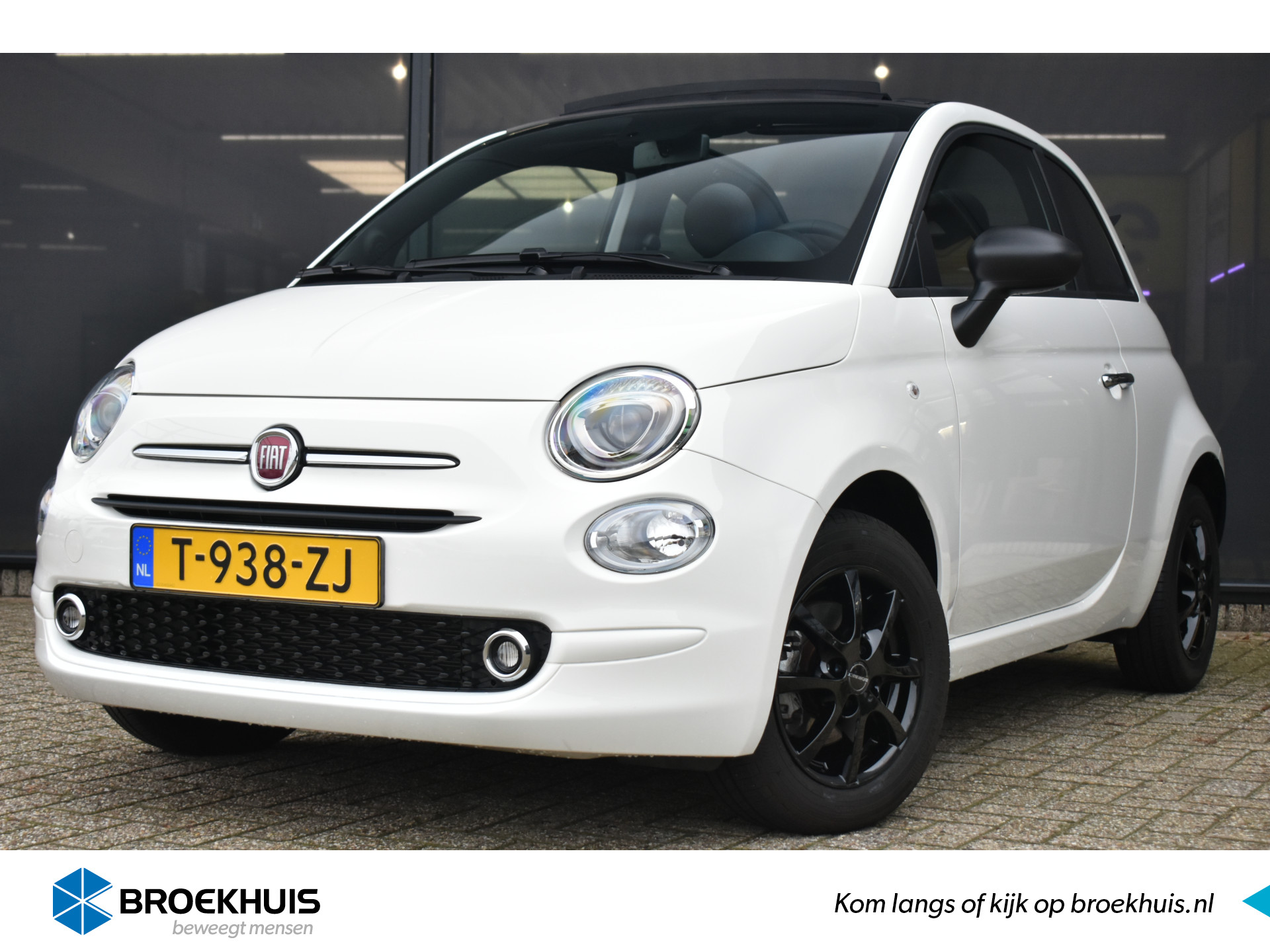 Fiat 500 Cabrio 1.0 Hybrid | Navigatie by App | Parkeersensoren | Cruise Control | Airco | Apple Carplay | Android Auto | Bluetooth-Telef