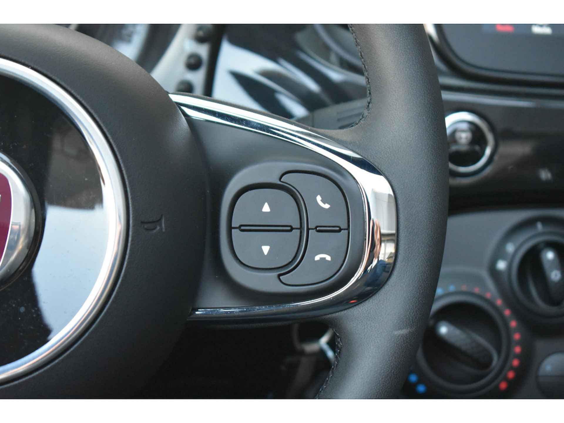 Fiat 500 Cabrio 1.0 Hybrid | Navigatie by App | Parkeersensoren | Cruise Control | Airco | Apple Carplay | Android Auto | Bluetooth-Telef - 13/38