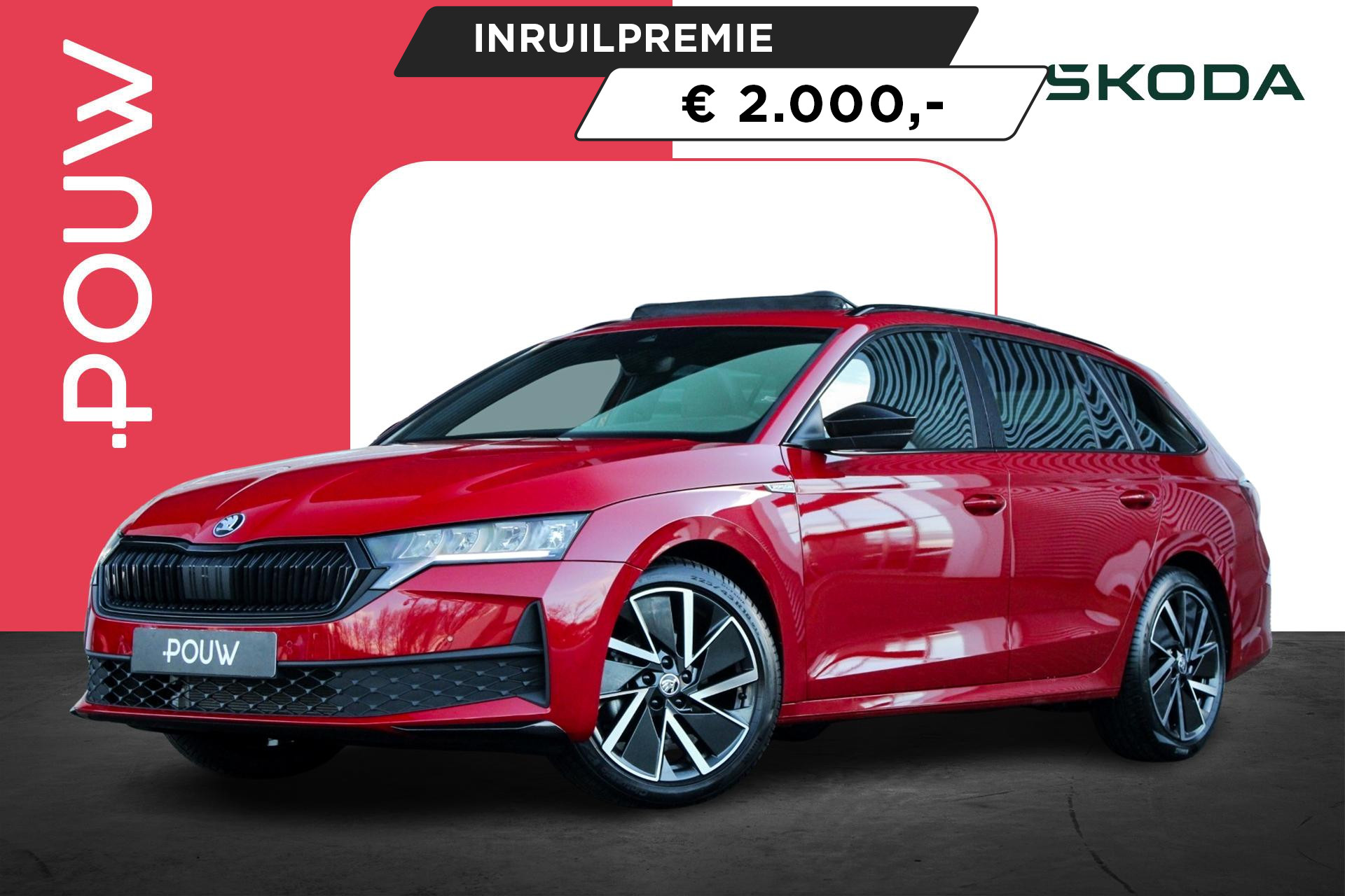 Skoda Octavia Combi 1.5 TSI 150pk MHEV Sportline Business | Trekhaak Wegklapbaar | Panoramdak