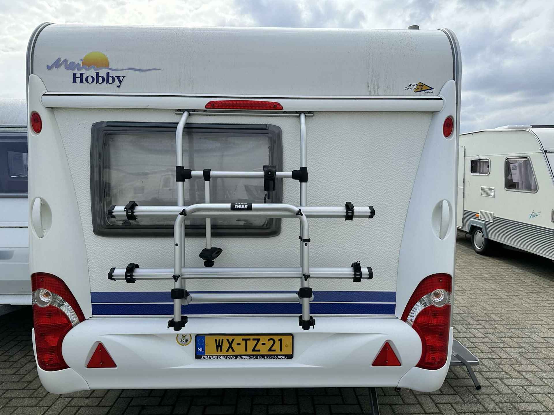 HOBBY EXCELLENT 410 VOORTENT + MOVER + FRANSBED + DOUCHE - 6/17