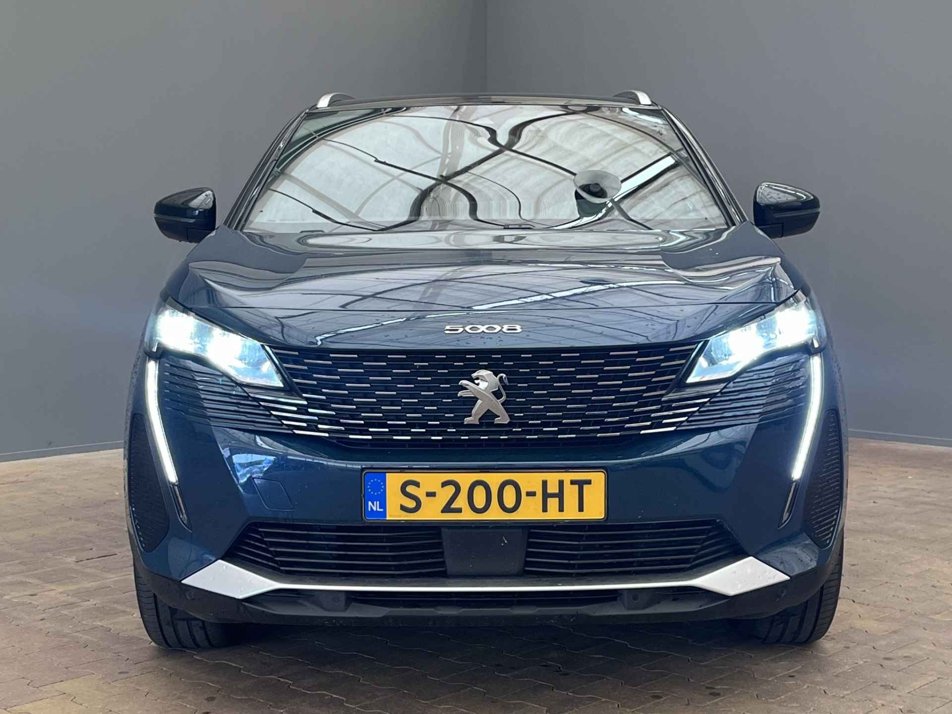 Peugeot 5008 1.2 130PK Allure | Camera | Automaat | 7 Pers | Leder\Stof | Elek.Klep | Keyless | 18'' Lichtmetaal | Clima | Navigatie | Carplay | LED | 2023! | Cruise | - 11/45